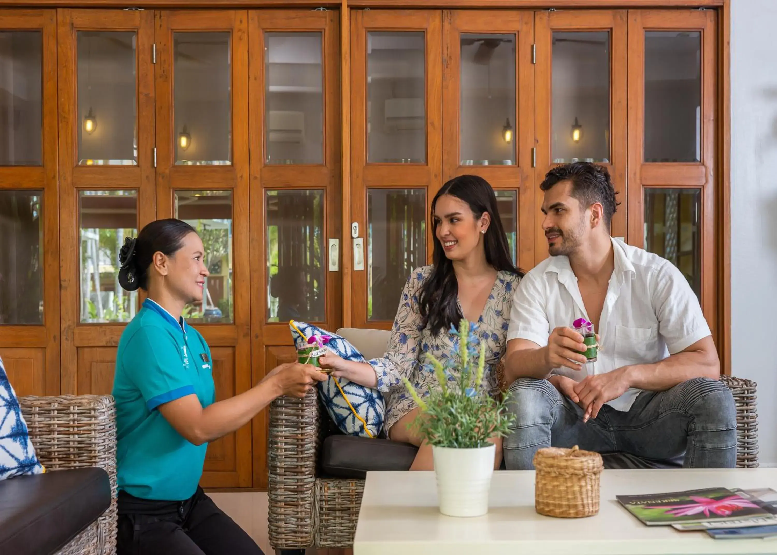 Lobby or reception in Blu Marine Hua Hin Resort and Villas Lobby or reception in Blu Marine Hua Hin Resort and Villas