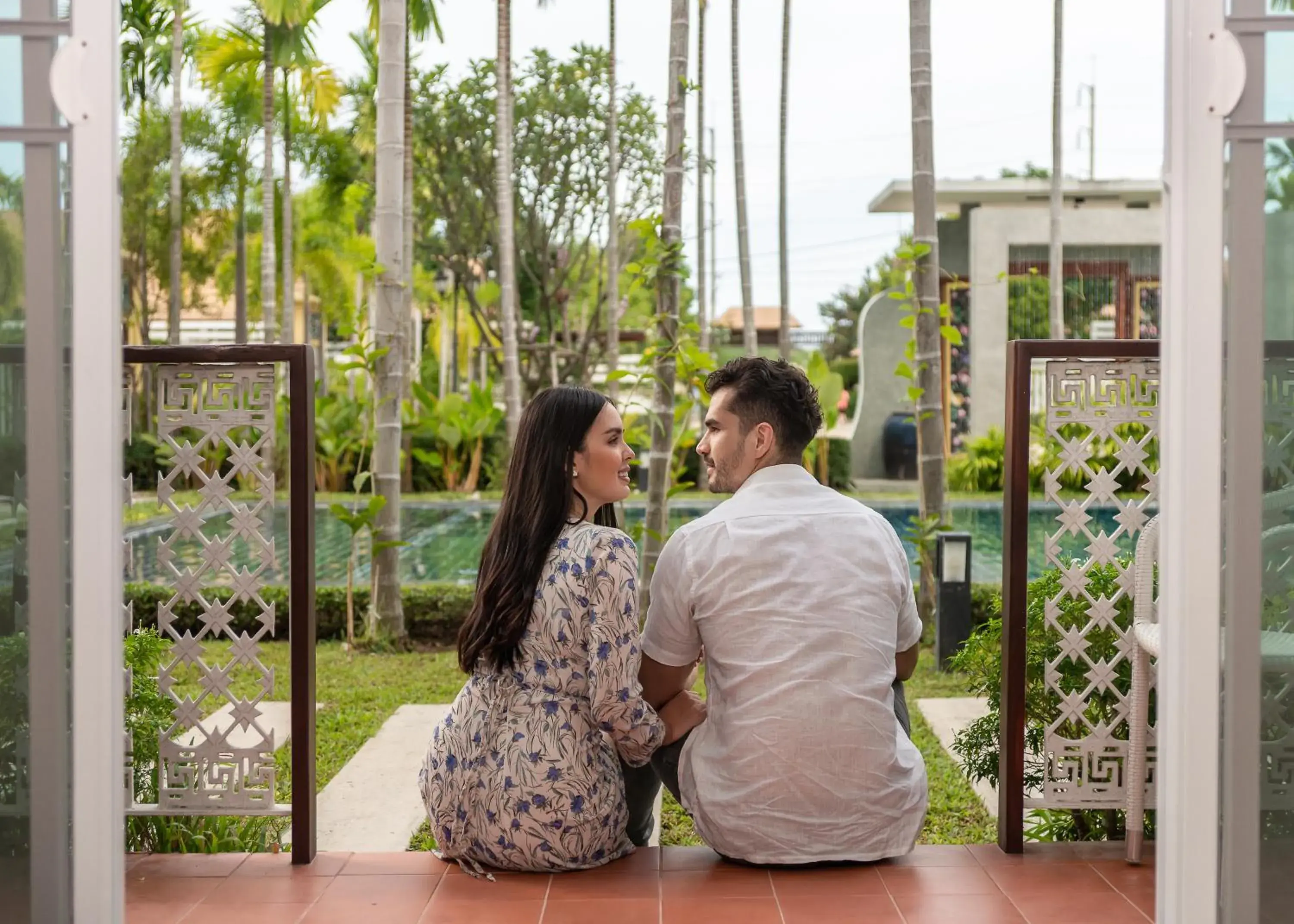 Pool view in Blu Marine Hua Hin Resort and Villas Pool view in Blu Marine Hua Hin Resort and Villas