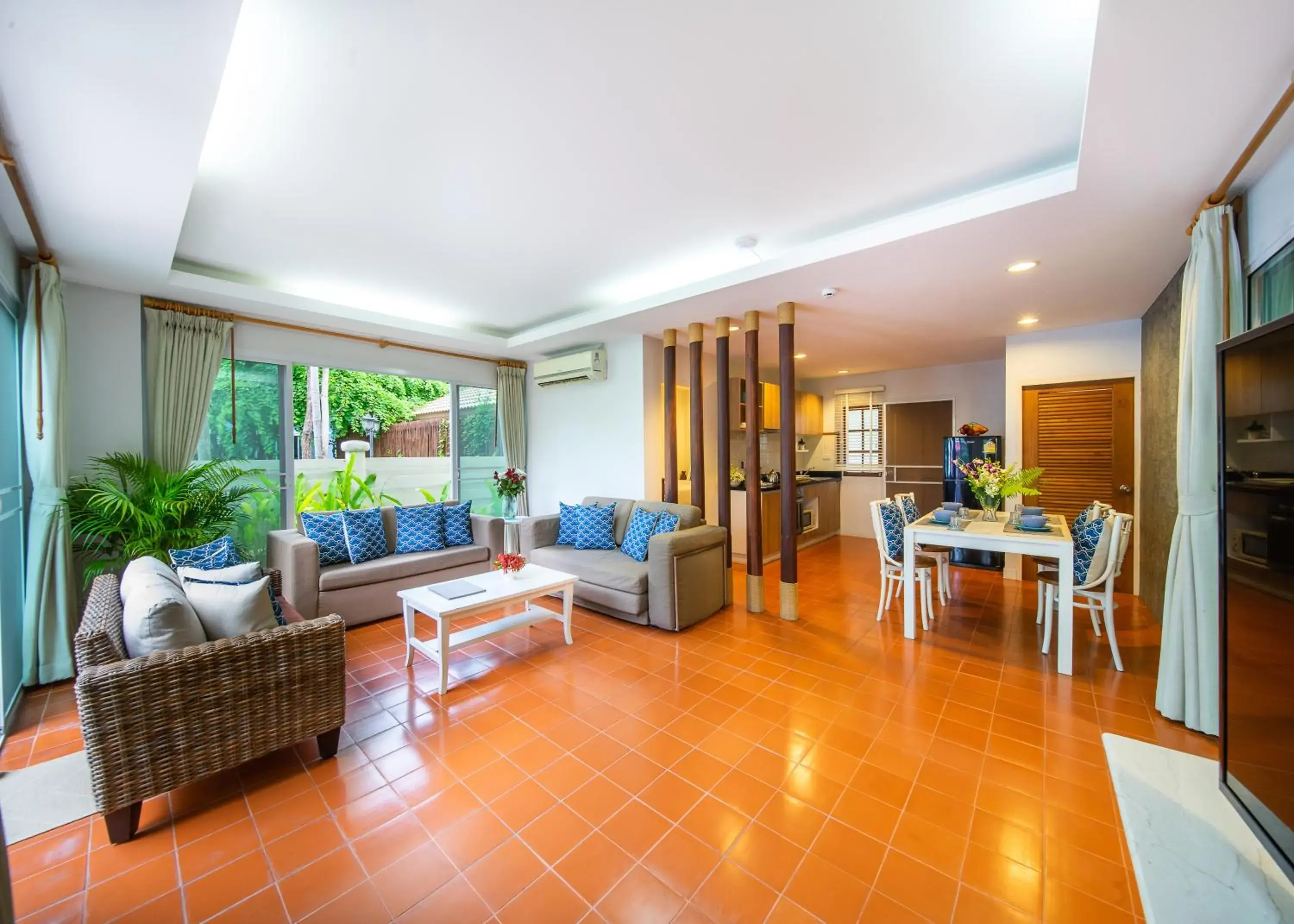 Living room in Blu Marine Hua Hin Resort and Villas Living room in Blu Marine Hua Hin Resort and Villas