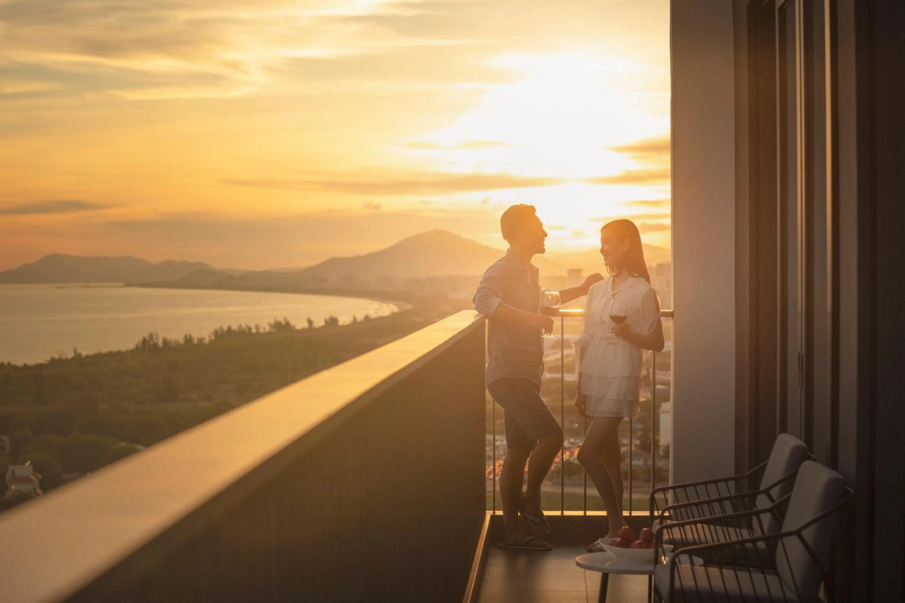 Balcony/Terrace in Oakwood Apartments Sanya