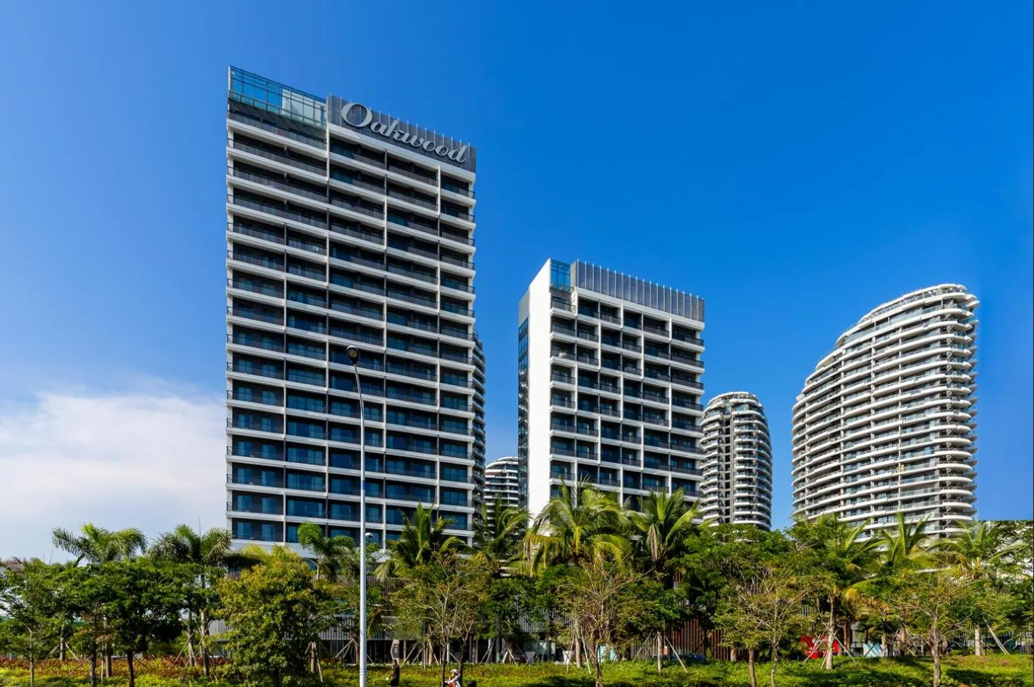 Property building in Oakwood Apartments Sanya