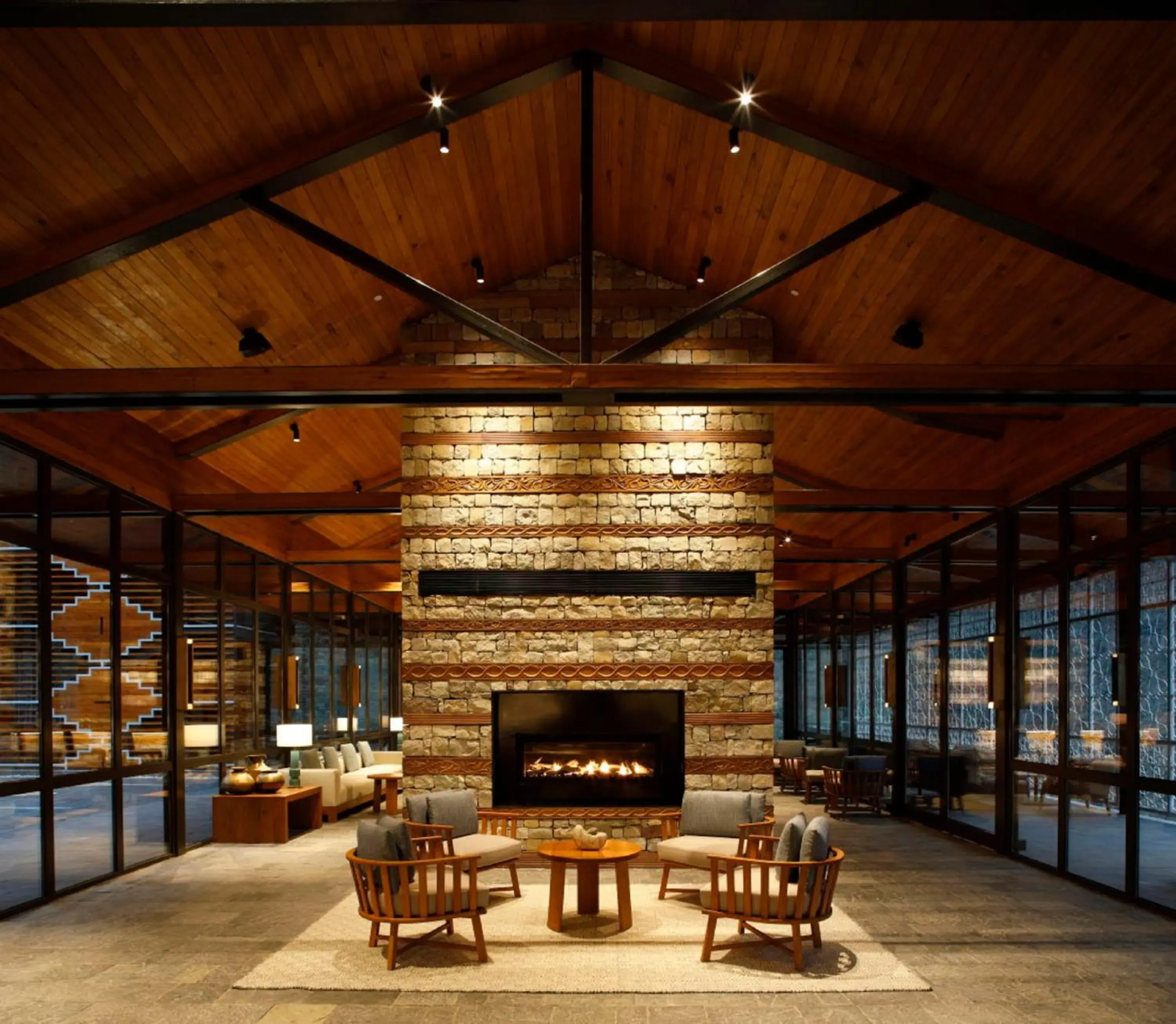 Lobby or reception in Taj Rishikesh Resort & Spa Uttarakhand Lobby or reception in Taj Rishikesh Resort & Spa Uttarakhand