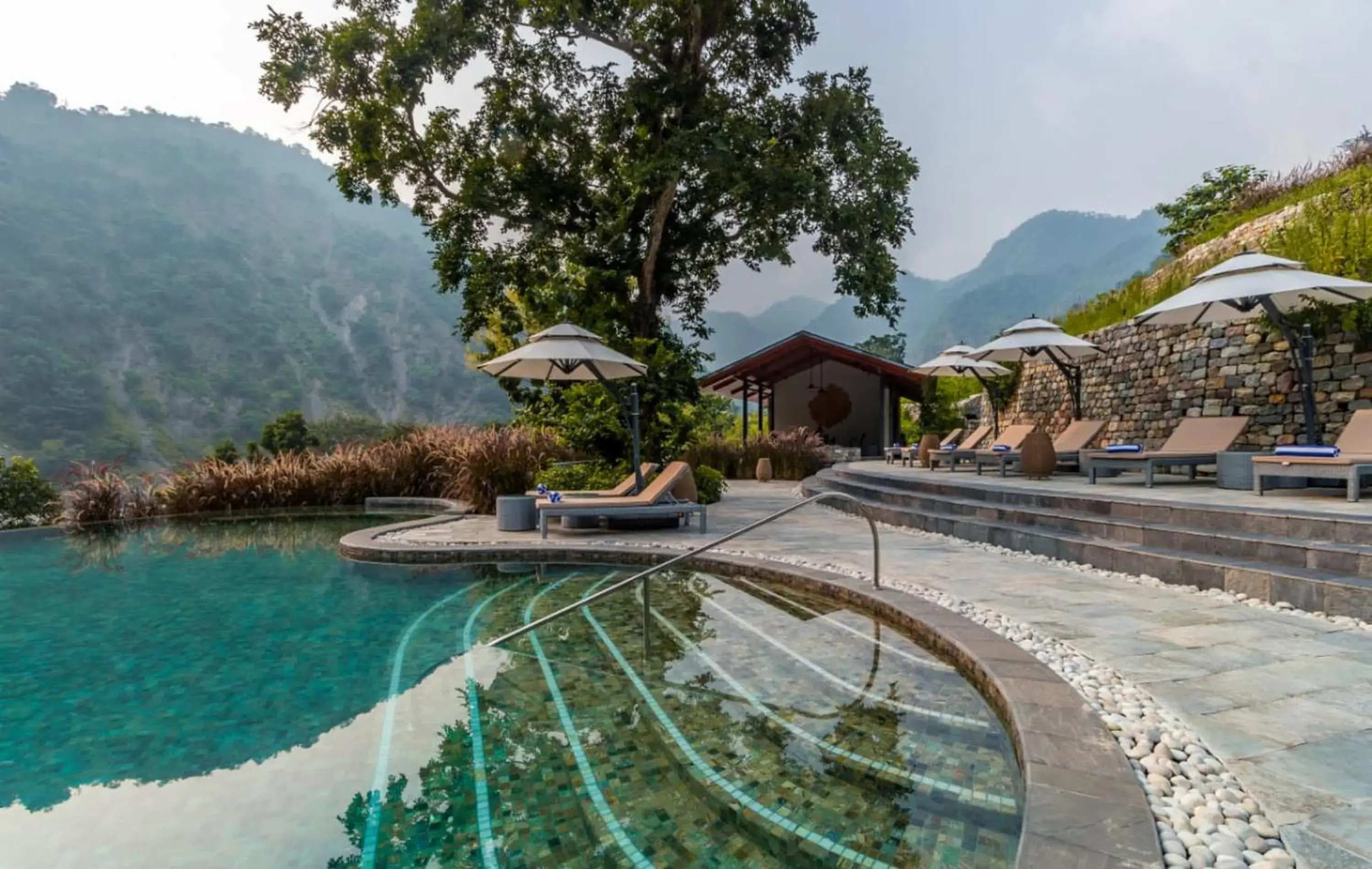 Swimming pool in Taj Rishikesh Resort & Spa Uttarakhand Swimming pool in Taj Rishikesh Resort & Spa Uttarakhand