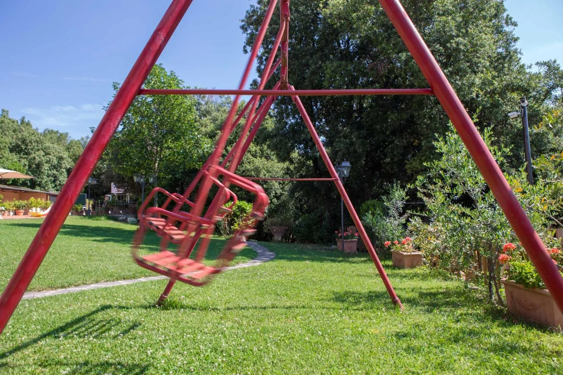 Garden view in B&B Spring