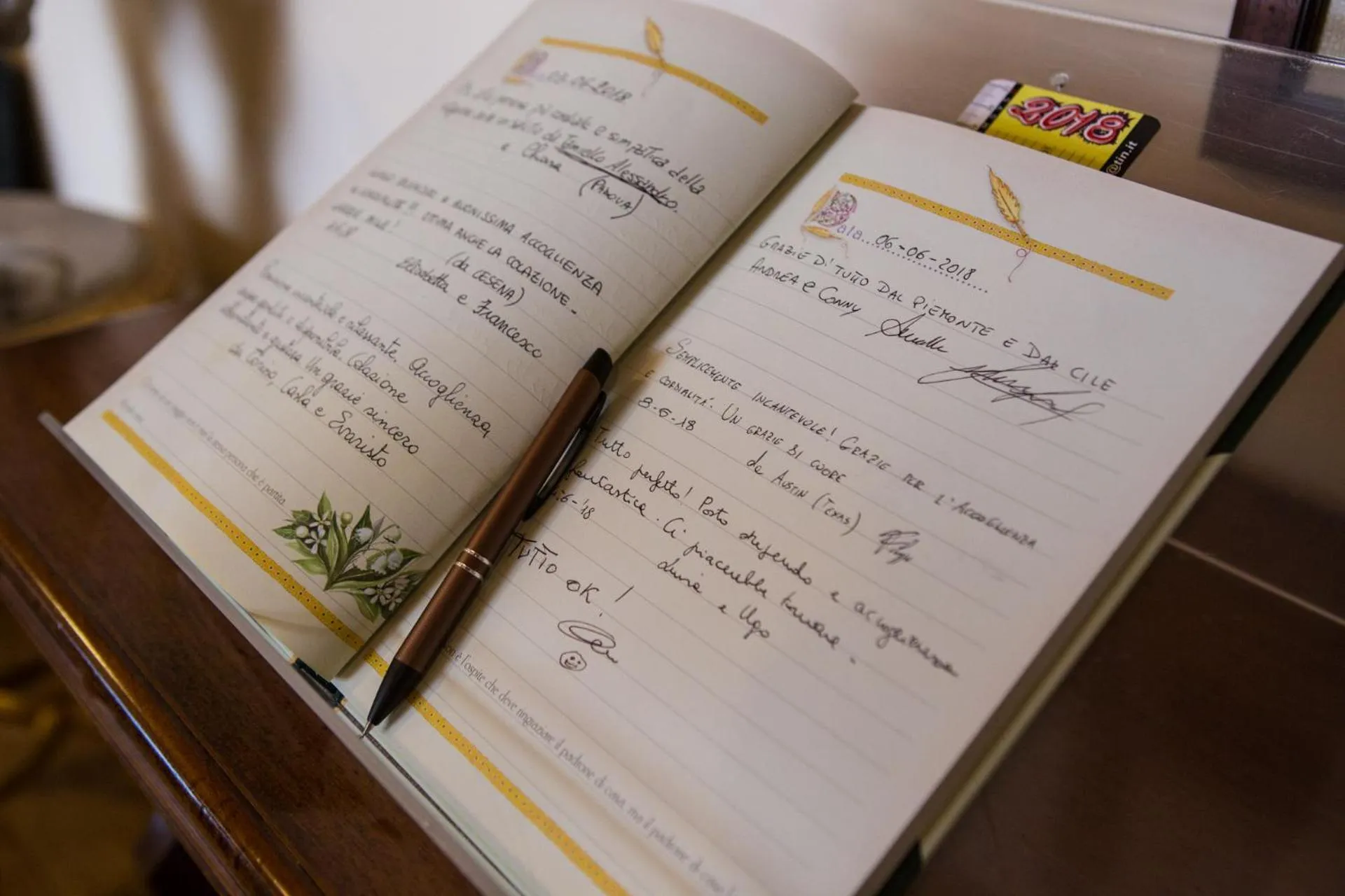 Decorative detail in B&B Spring