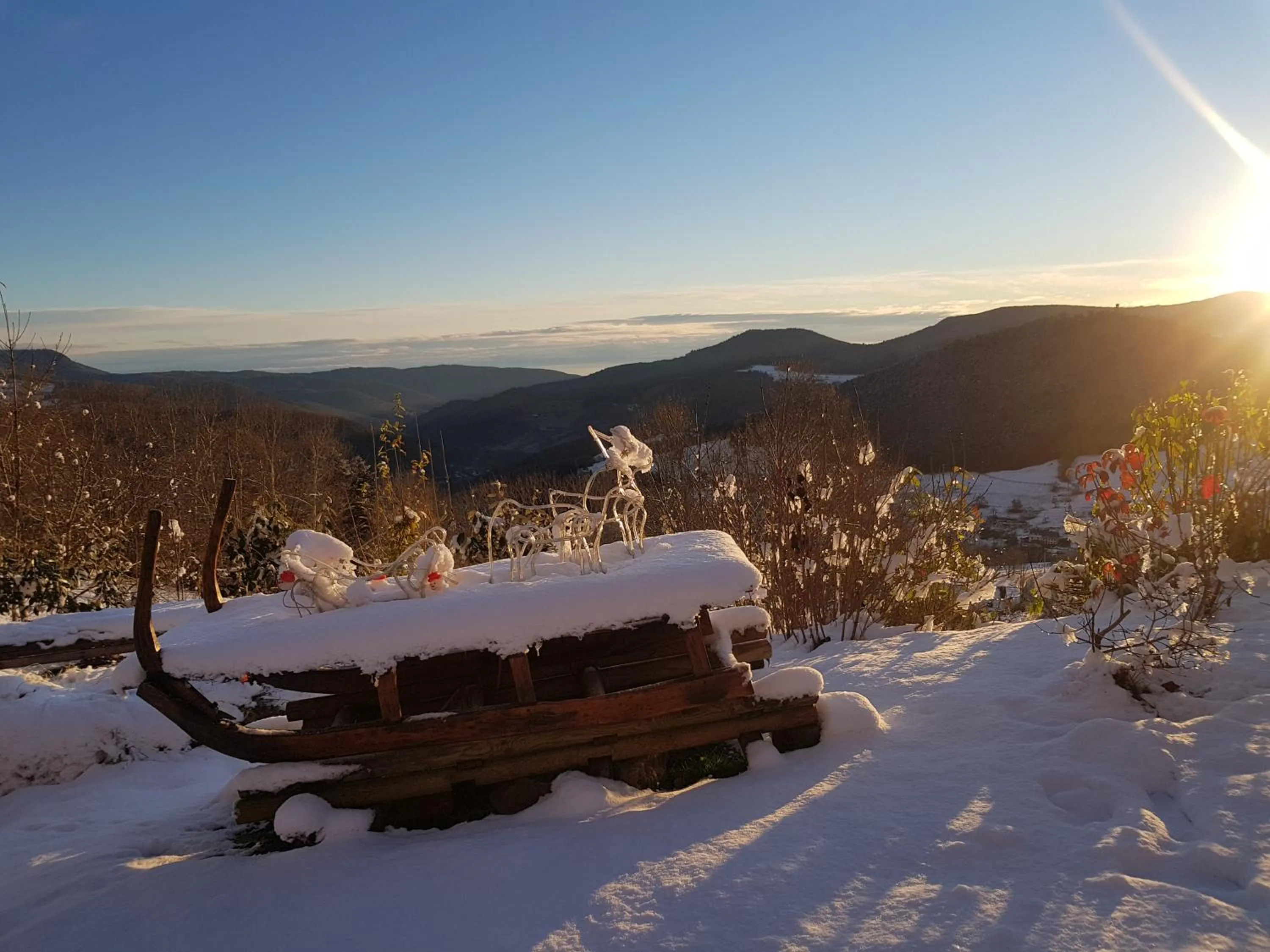 Mountain view in Le Bouton d'Or