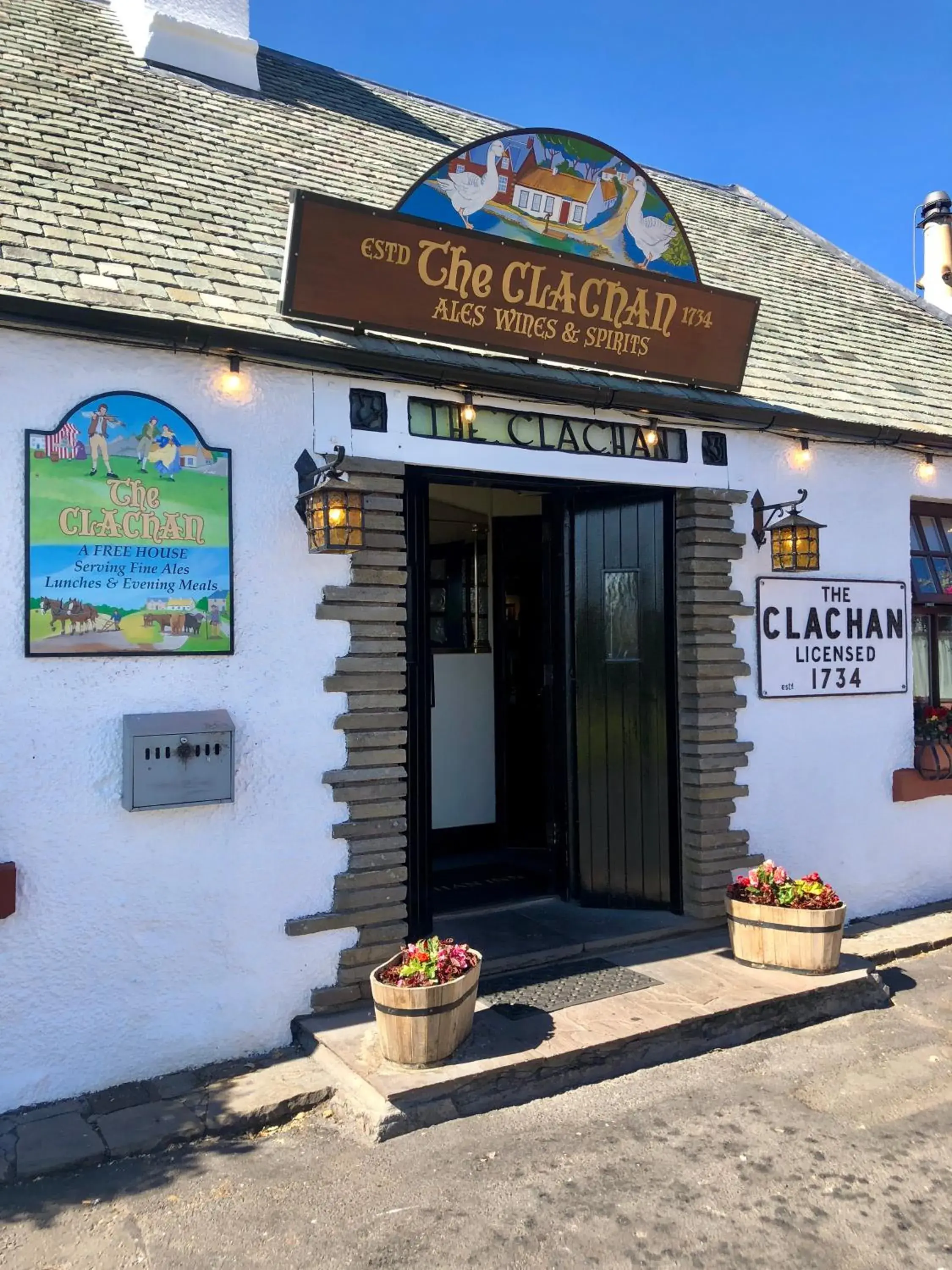Property building in The Clachan Inn Property building in The Clachan Inn