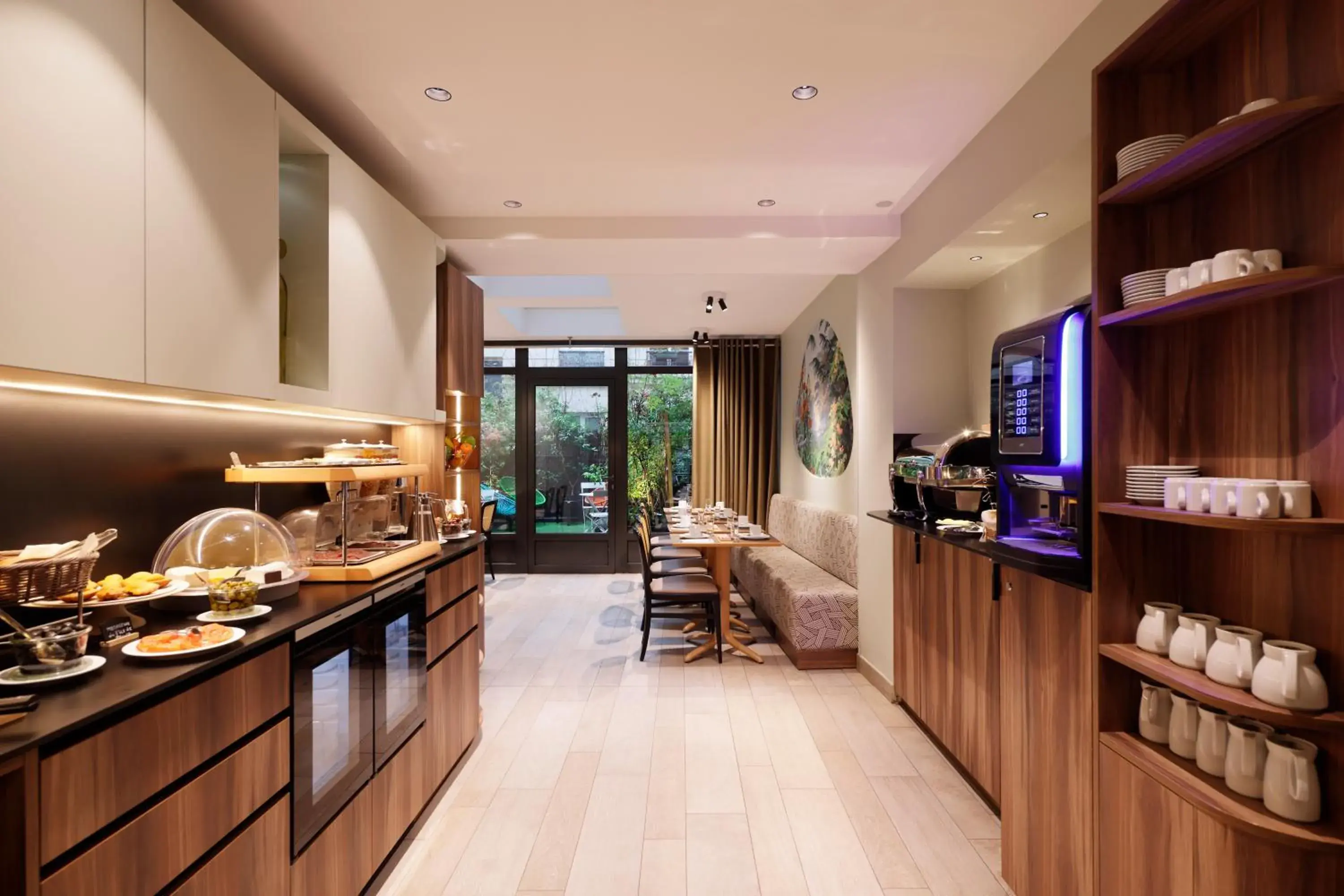 Buffet breakfast in Hotel Eden Buffet breakfast in Hotel Eden