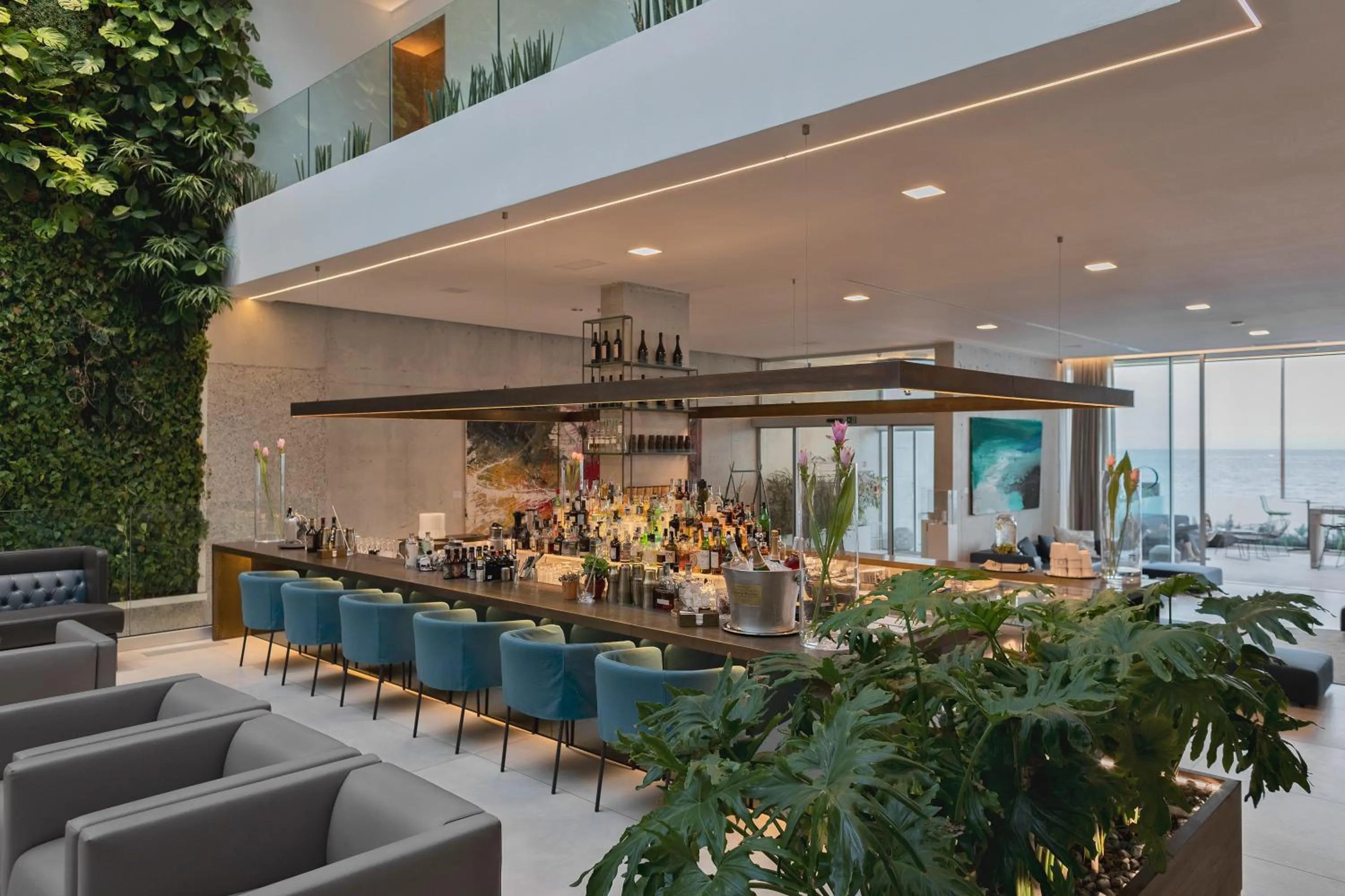 Lounge or bar in Posia Retreat & Spa UNA Esperienze