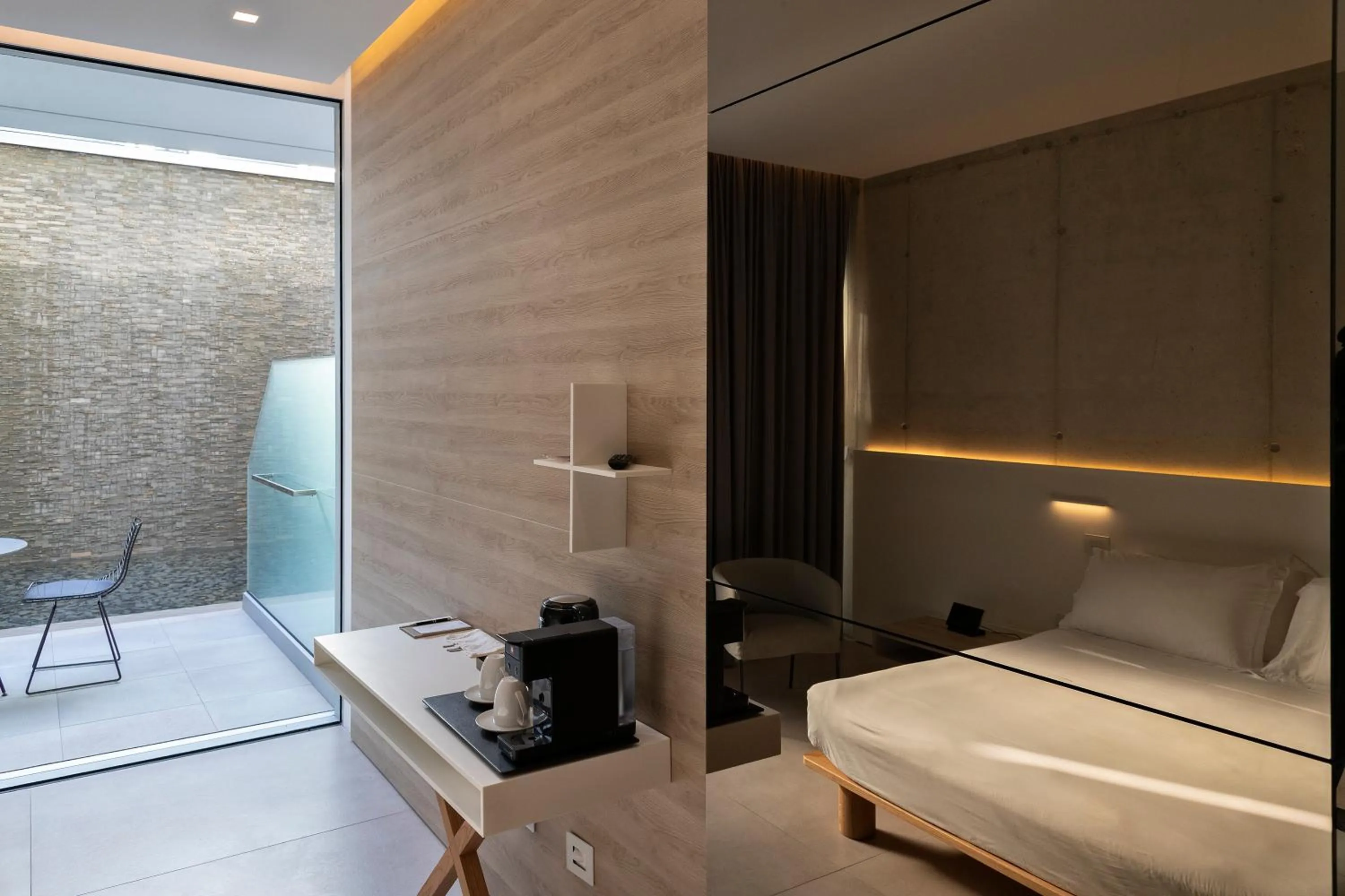 Patio, Bed in Posia Retreat & Spa UNA Esperienze