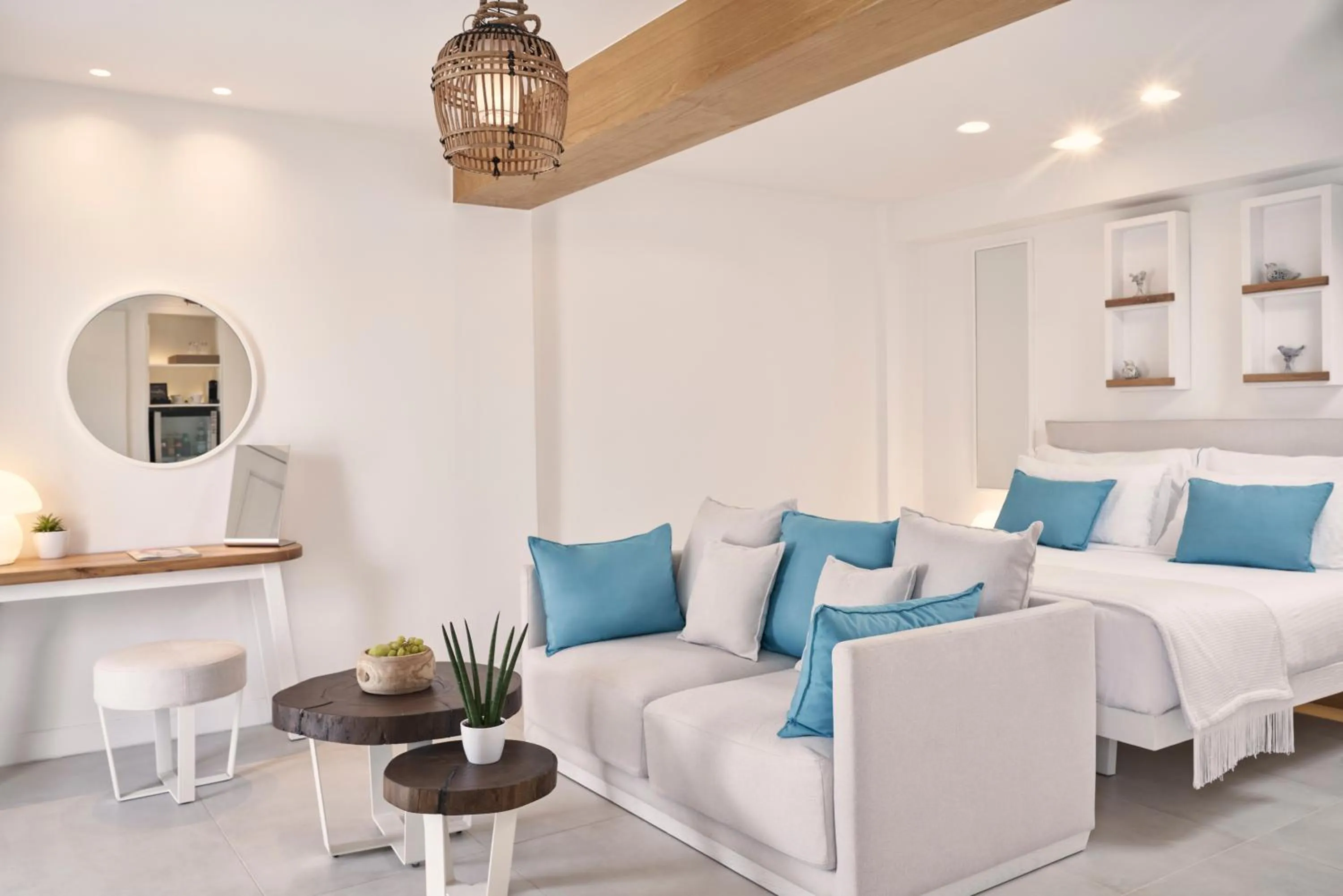 Seating area in Nikki Beach Resort & Spa Santorini