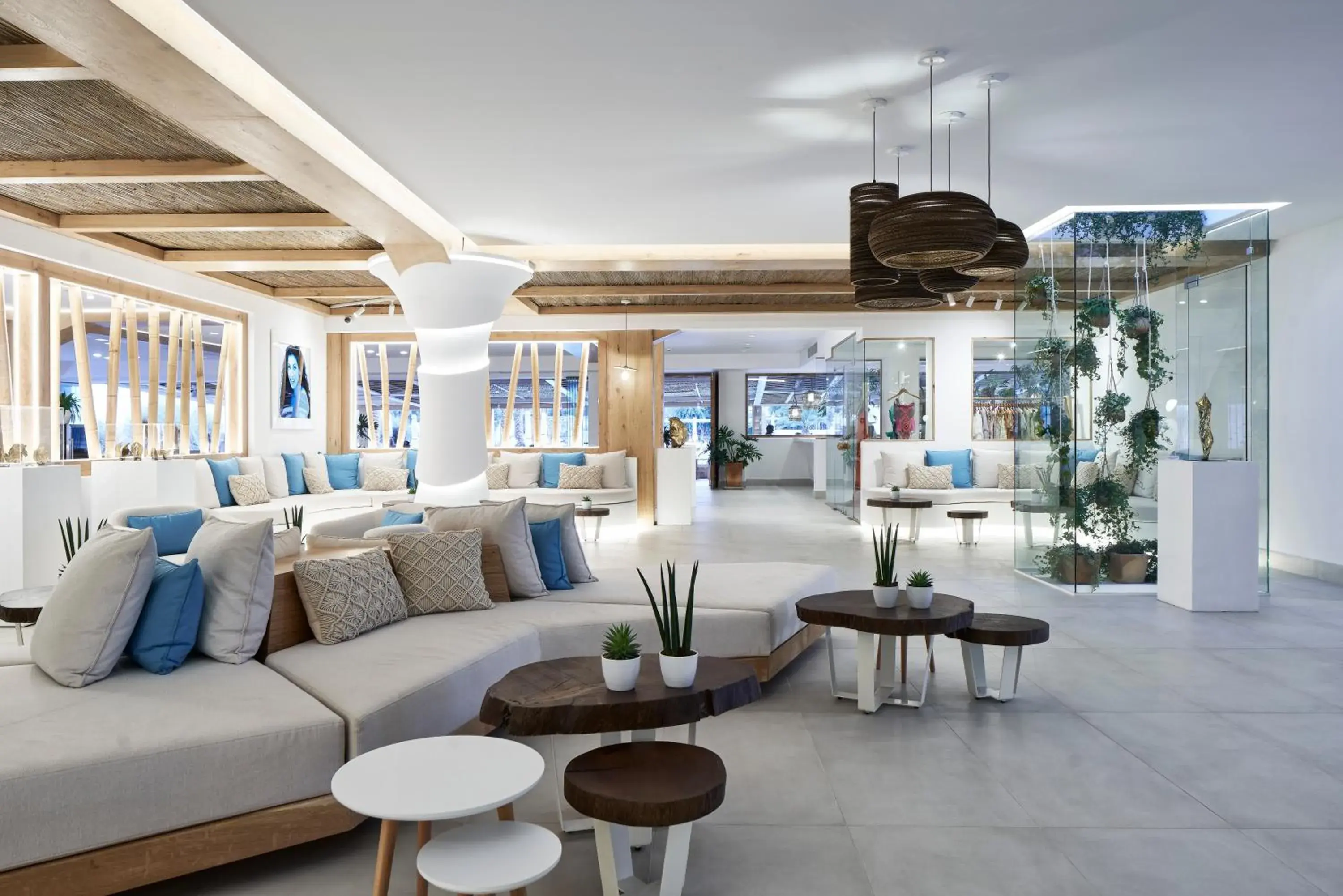 Lobby or reception in Nikki Beach Resort & Spa Santorini Lobby or reception in Nikki Beach Resort & Spa Santorini