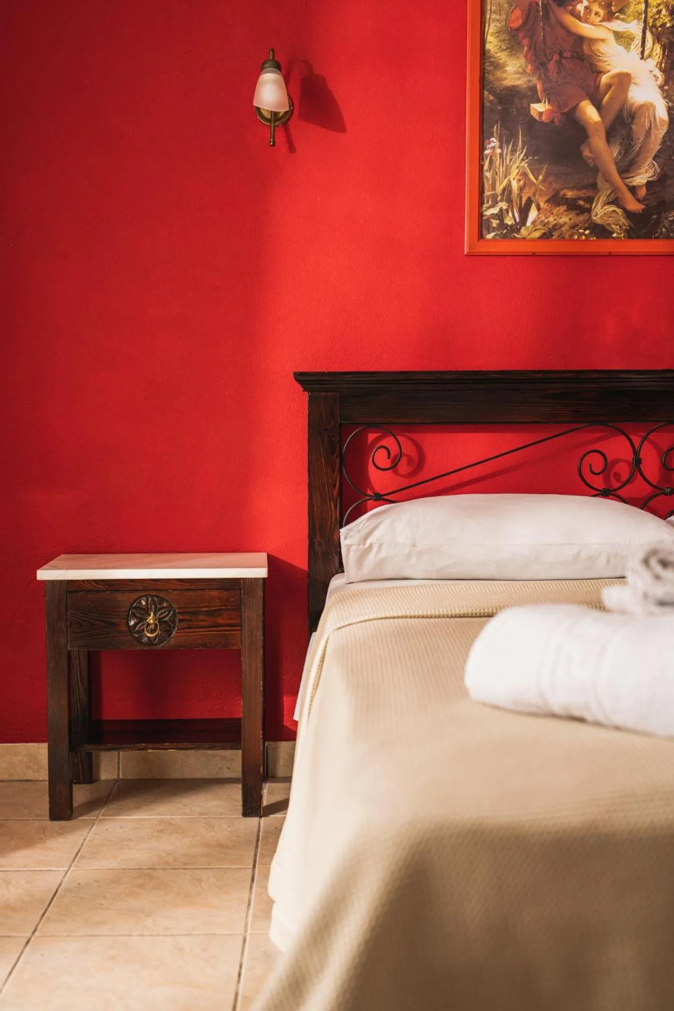 Bed in Sea View Hotel