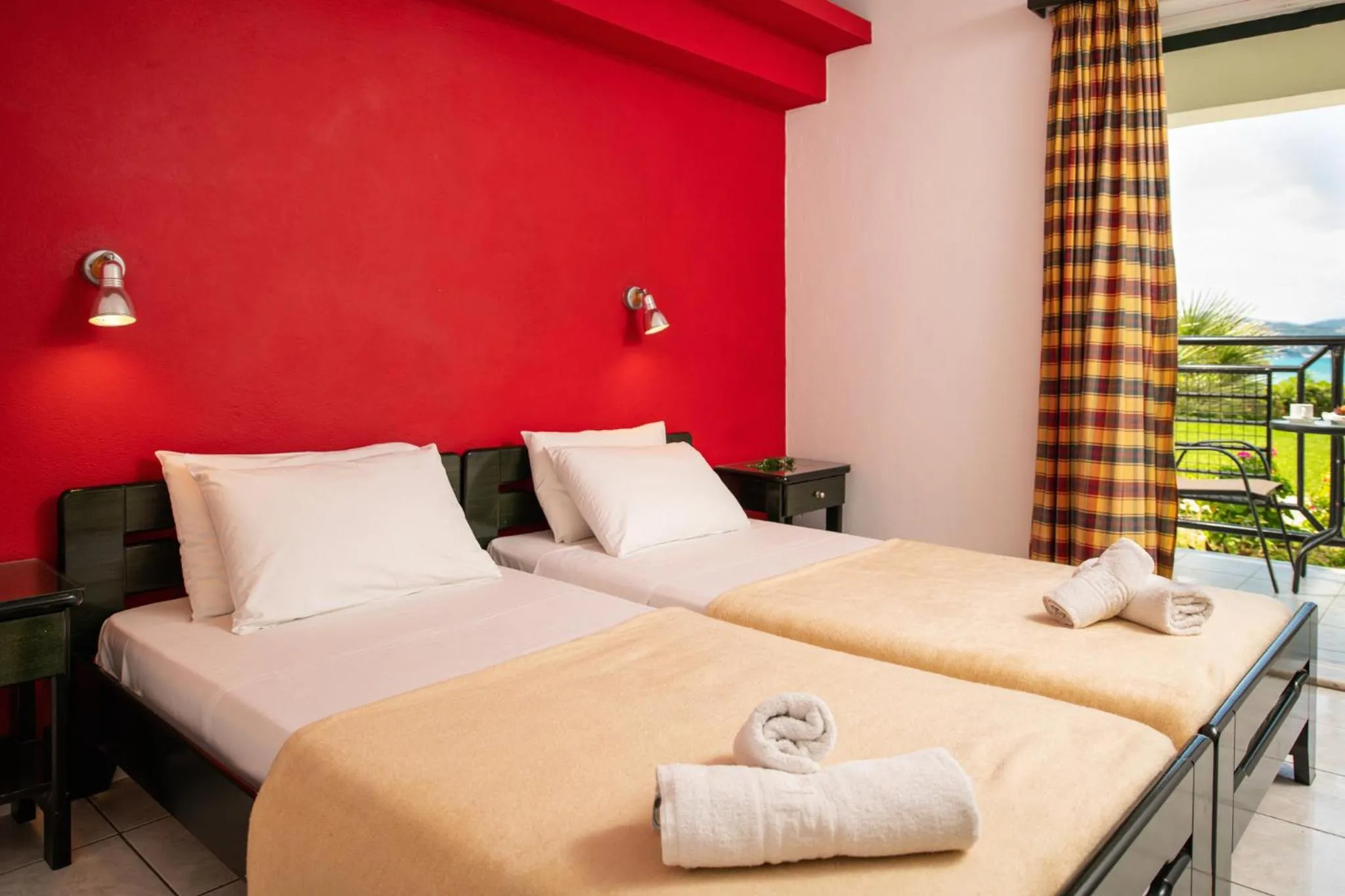 Bed in Sea View Hotel