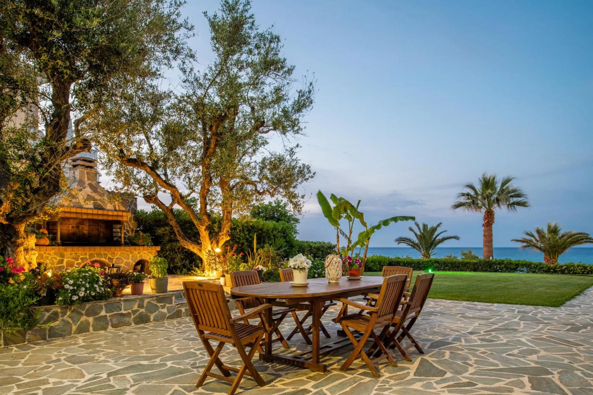 BBQ facilities in Sea View Hotel