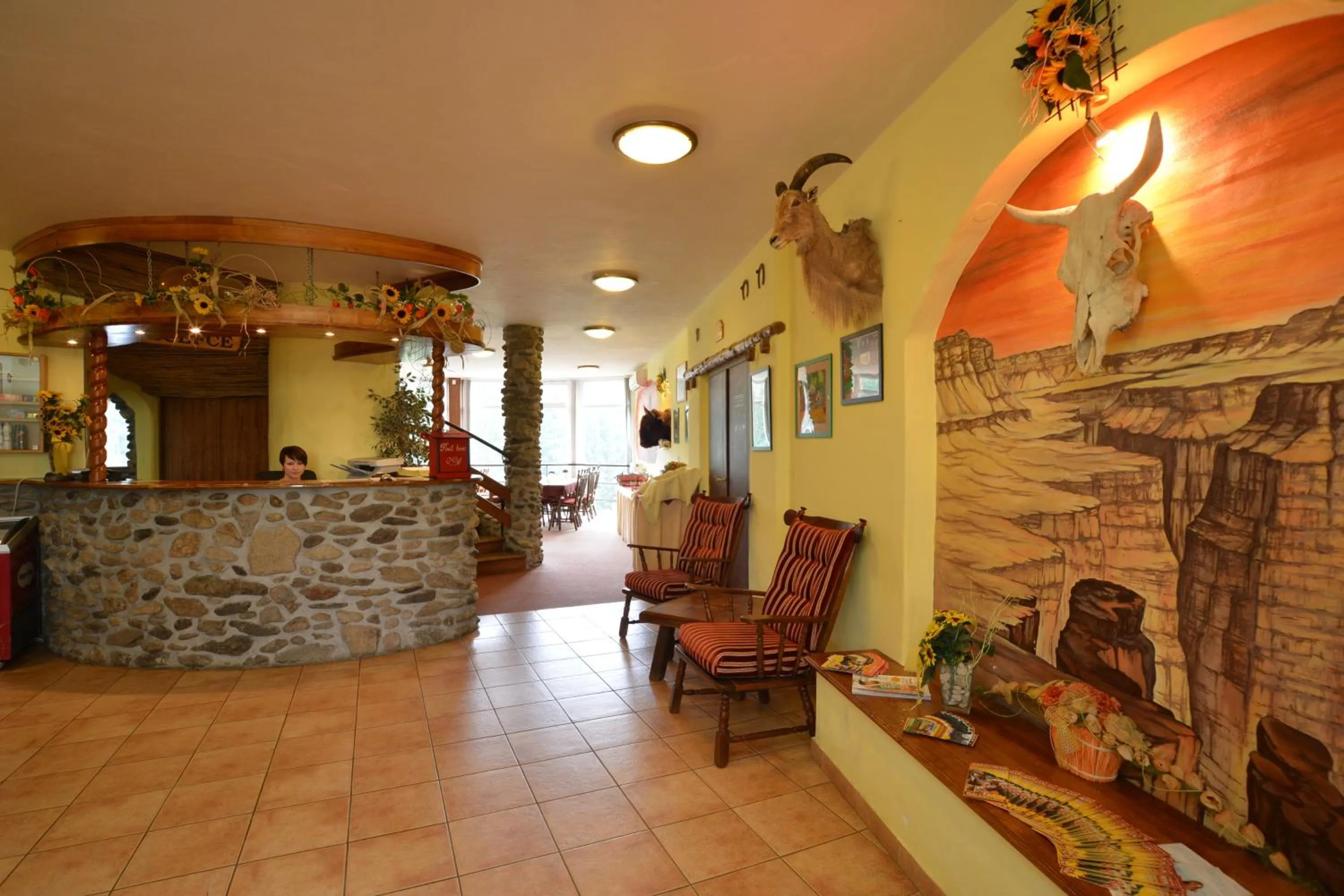 Lobby or reception in Hotelový resort Šikland