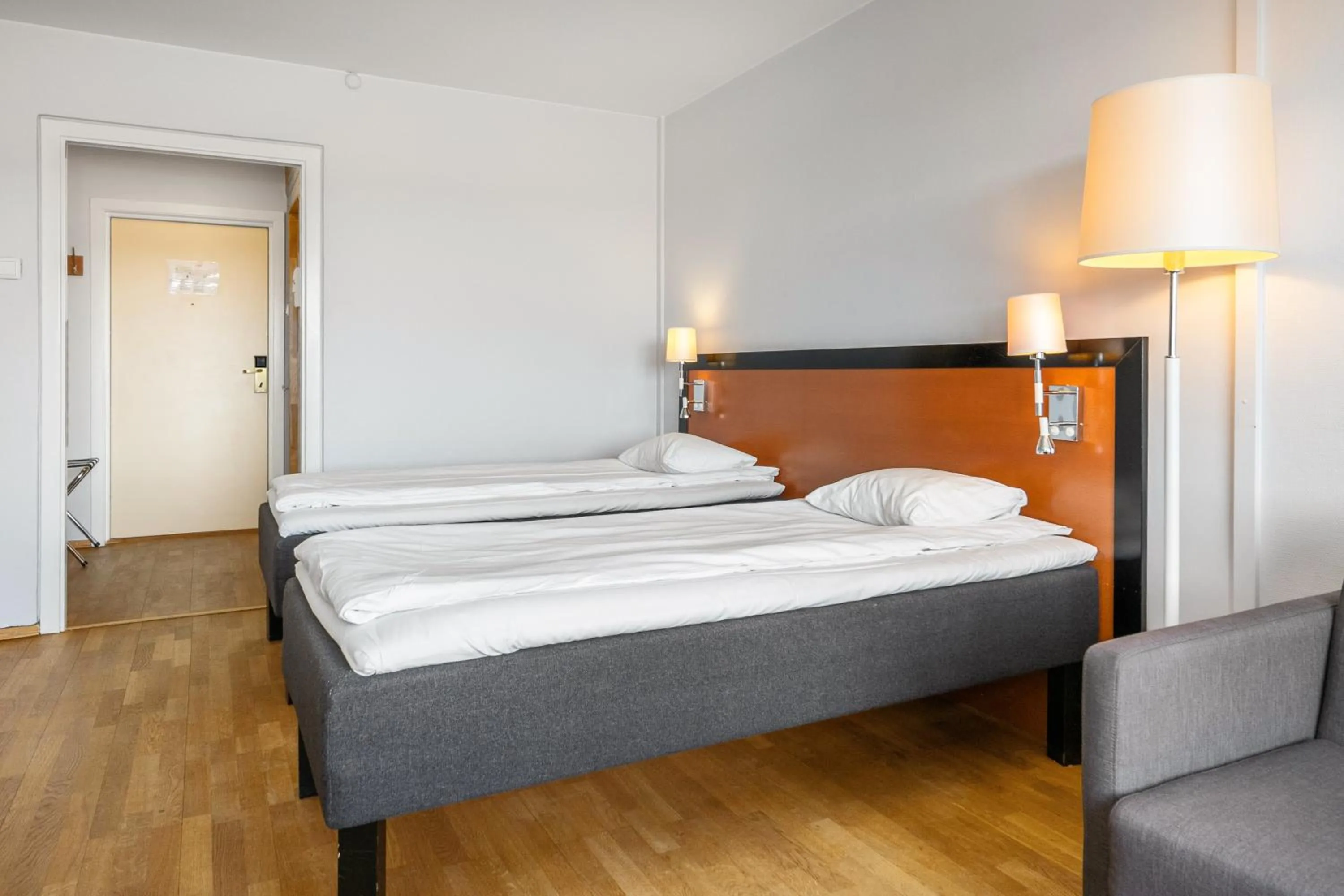 Bed in Frichs Hotel Hamar