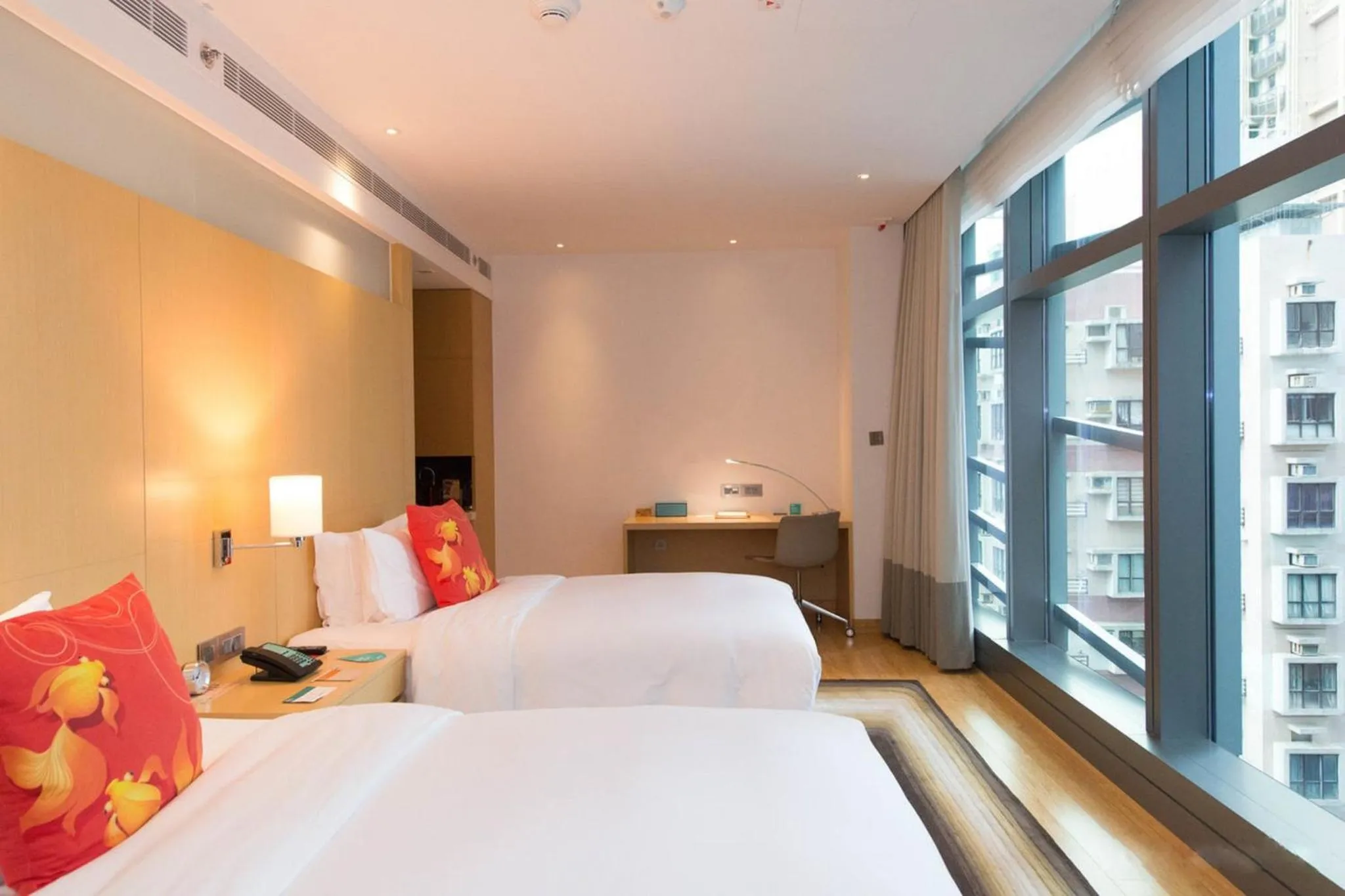 Photo of the whole room, Bed in Hotel Indigo Hong Kong Island by IHG