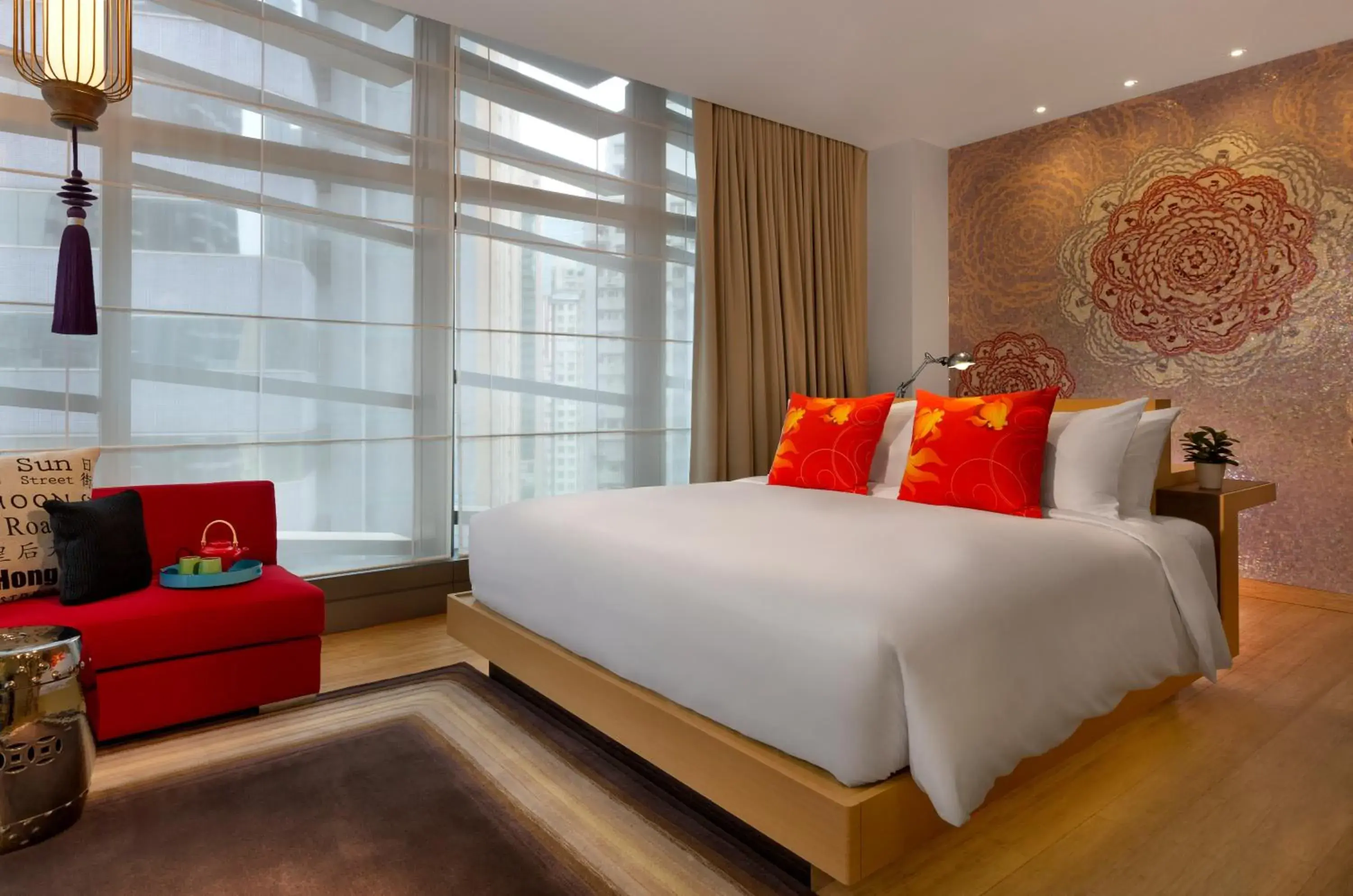 Bed in Hotel Indigo Hong Kong Island by IHG Bed in Hotel Indigo Hong Kong Island by IHG