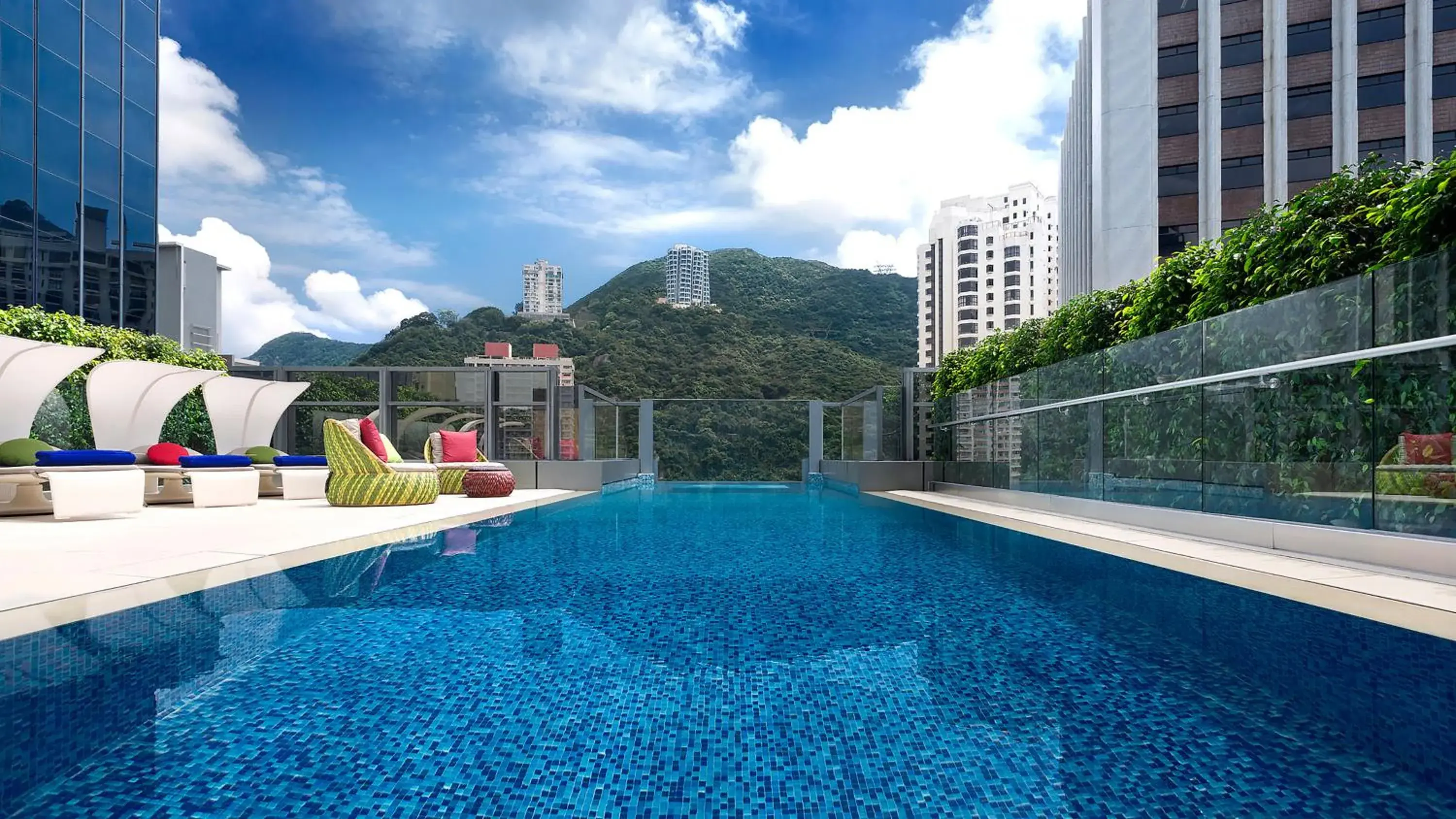 Swimming pool in Hotel Indigo Hong Kong Island by IHG Swimming pool in Hotel Indigo Hong Kong Island by IHG