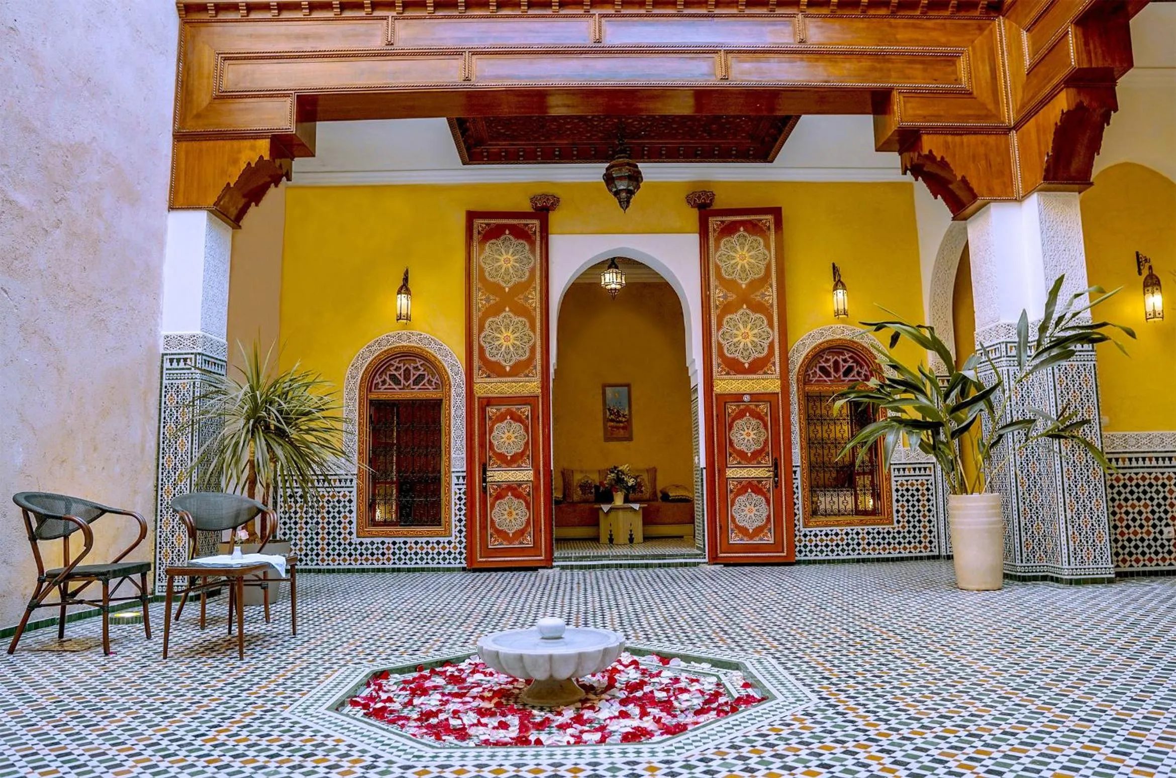 Patio in Riad Zidania