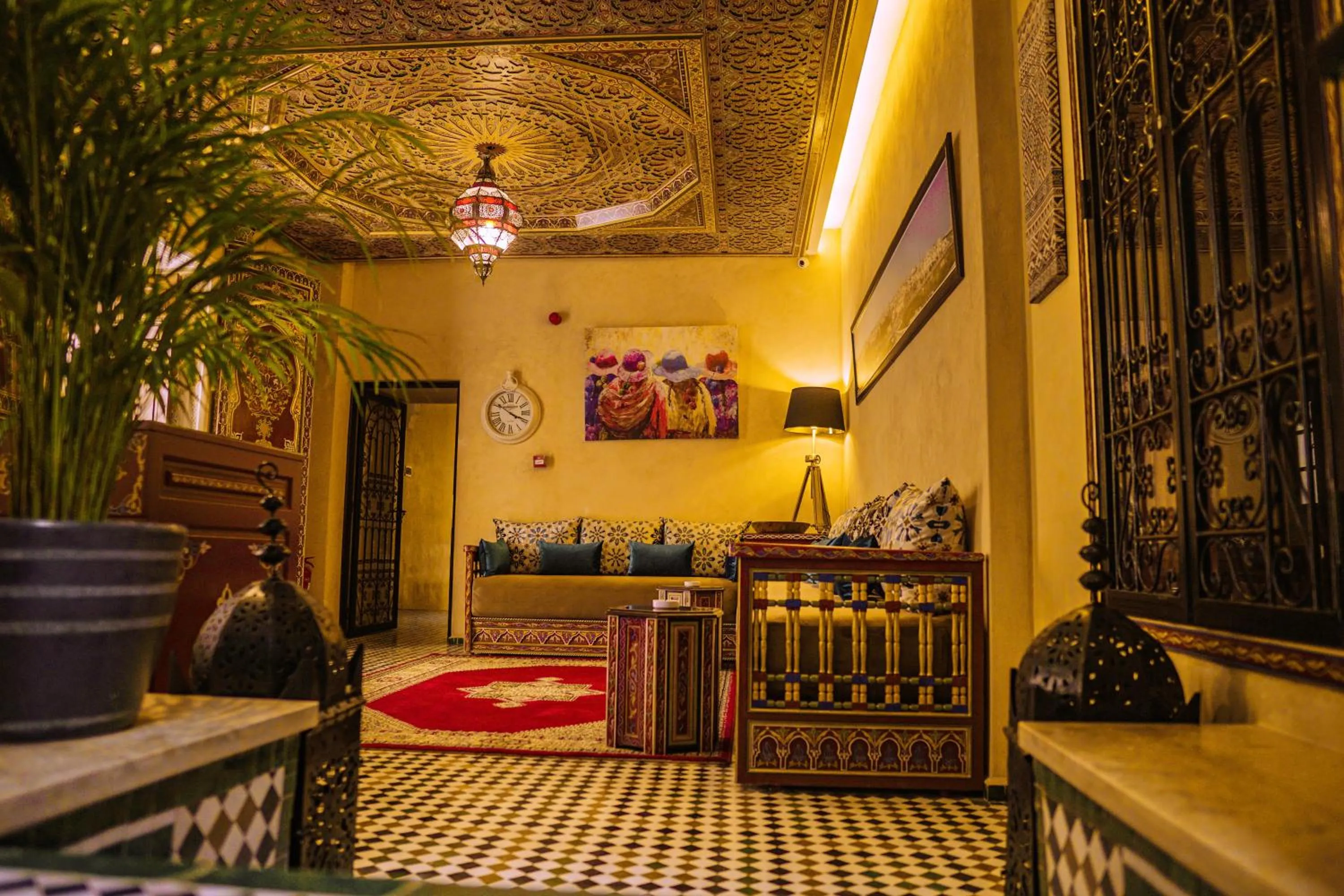 Communal lounge/ TV room in Riad Zidania