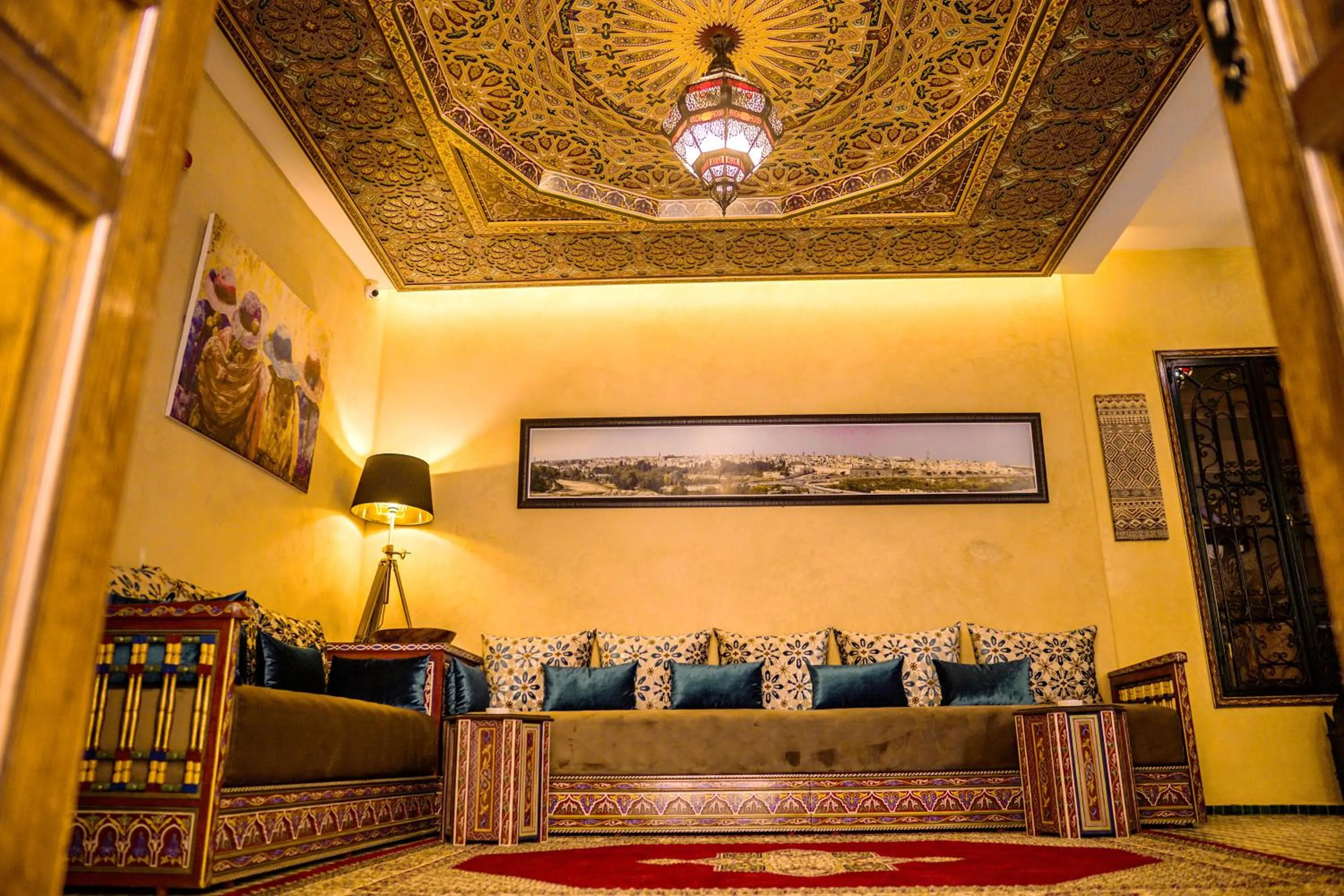Communal lounge/ TV room in Riad Zidania