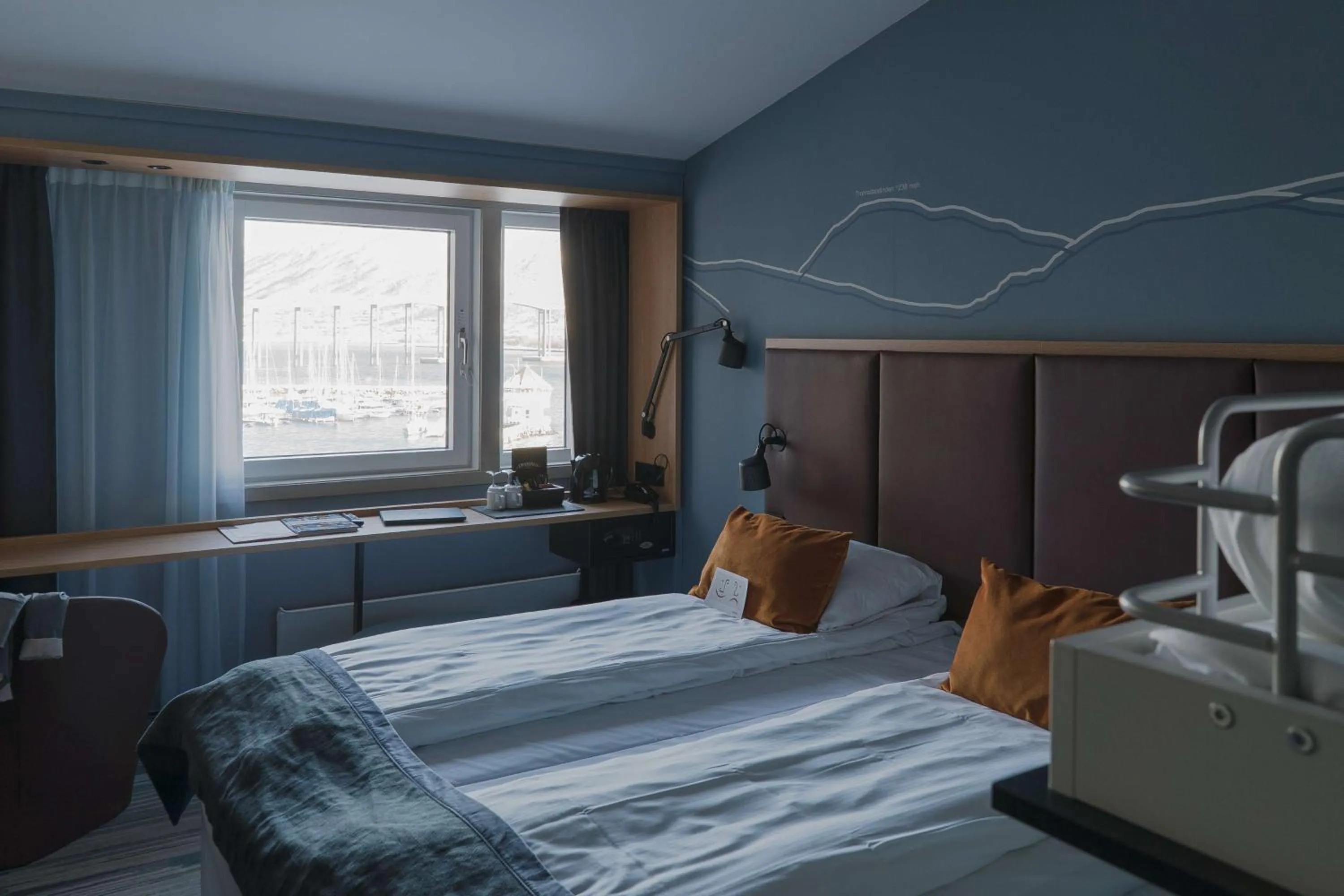 Bedroom, Bed in Scandic Ishavshotel