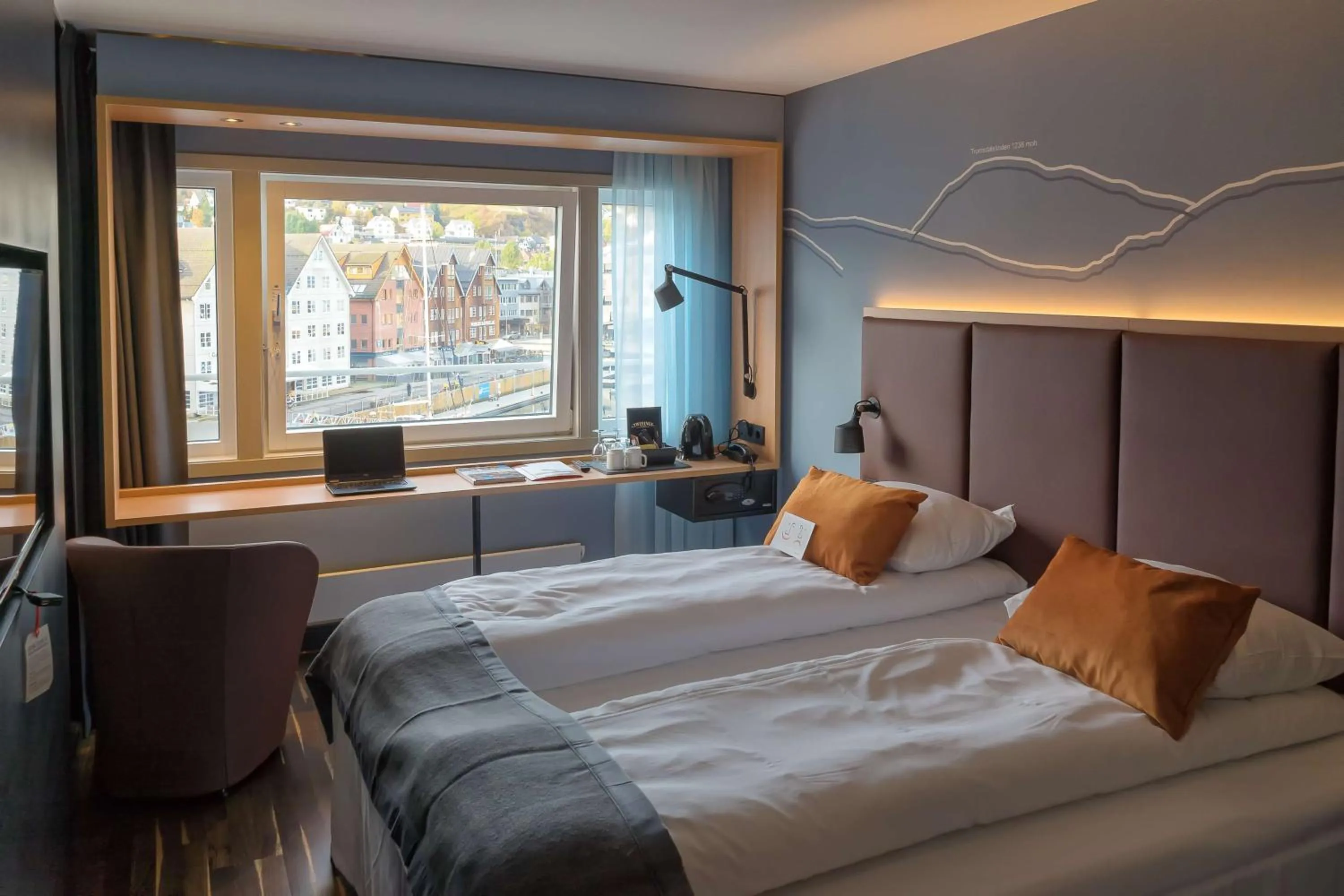 Bedroom, Bed in Scandic Ishavshotel