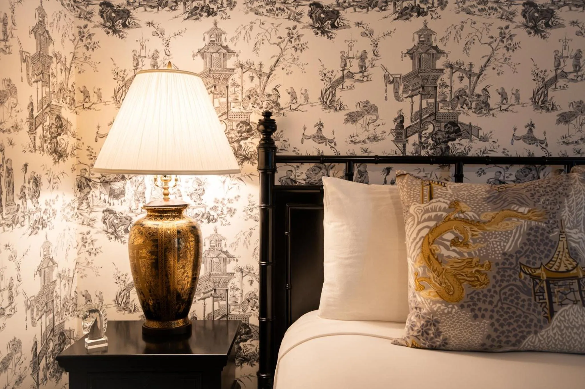 Decorative detail, Bed in The Primrose