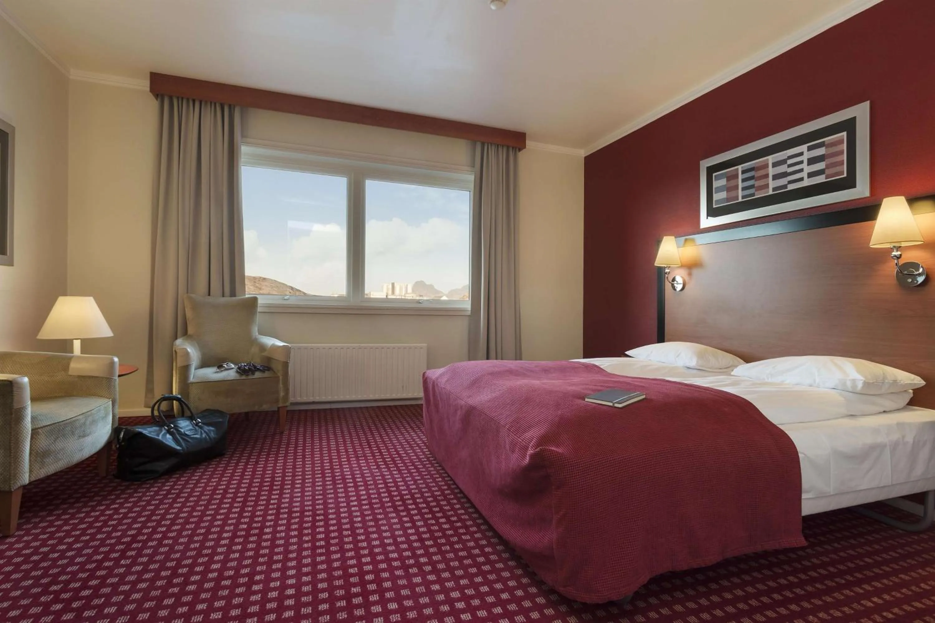 Photo of the whole room, Bed in Scandic Bodø