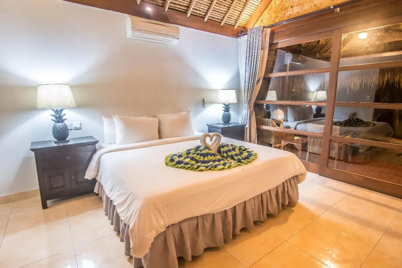 Bed in Bali Santi Bungalows Bed in Bali Santi Bungalows