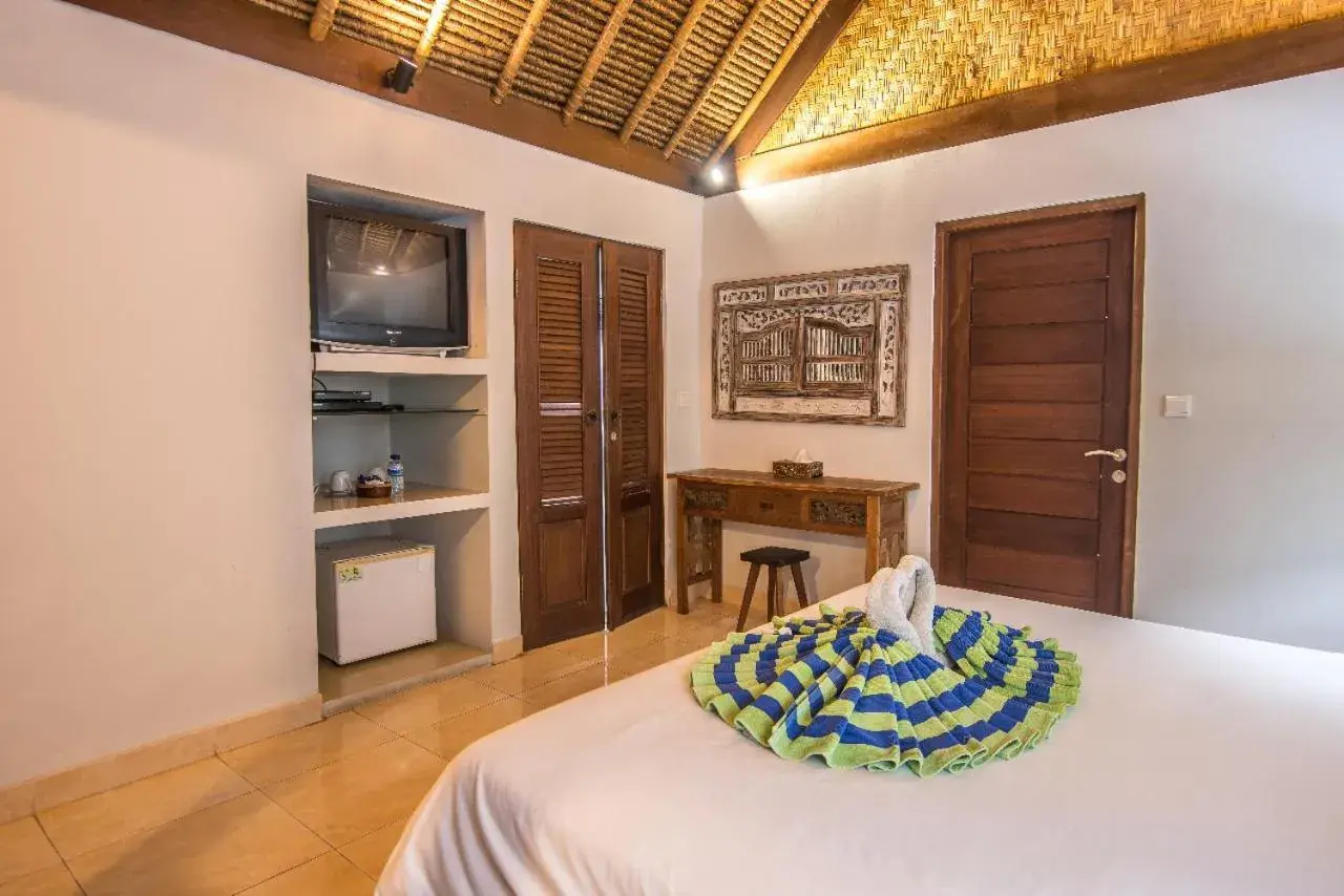 Bed in Bali Santi Bungalows Bed in Bali Santi Bungalows