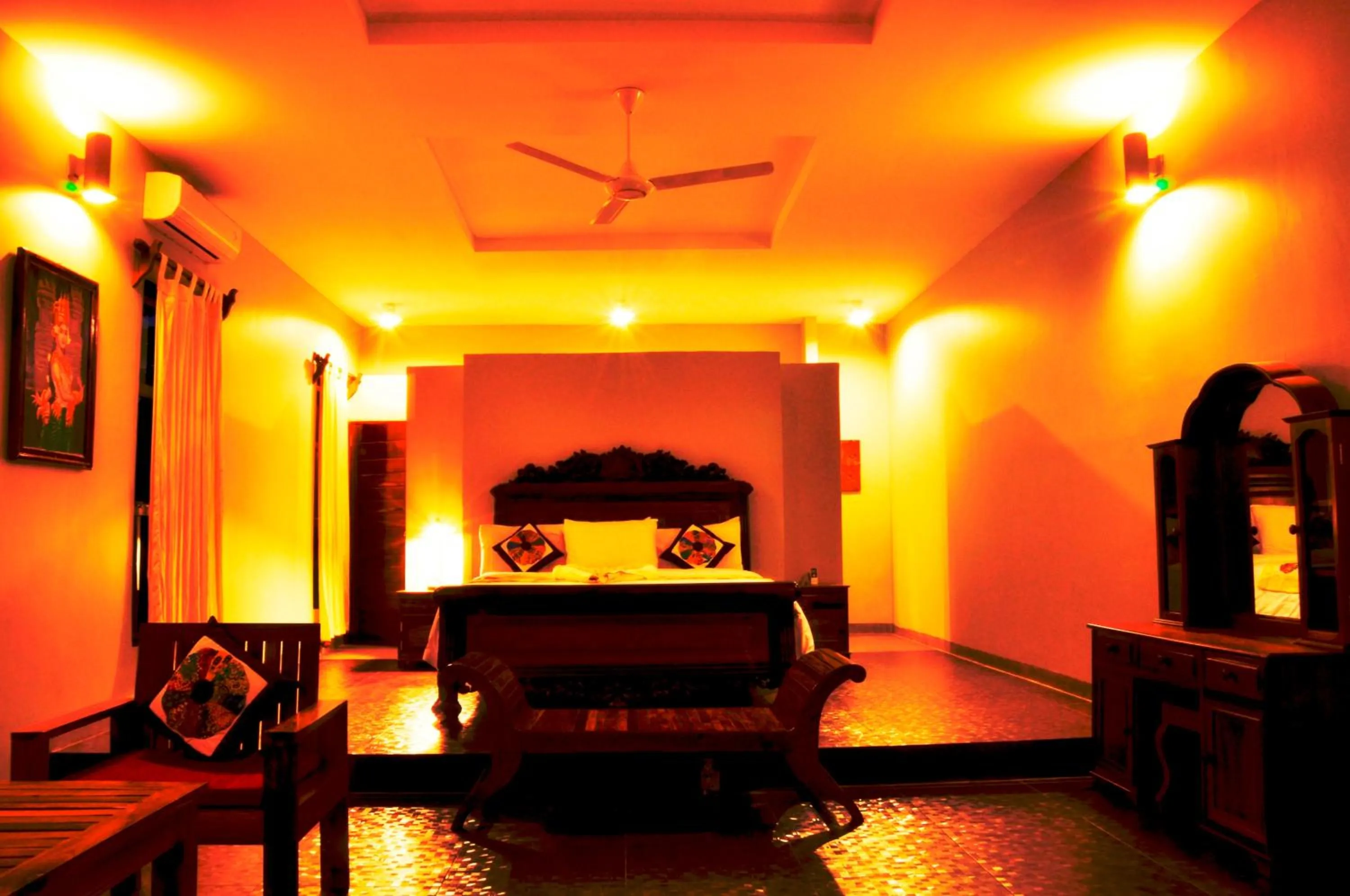 Bed in Memoria Palace & Resort