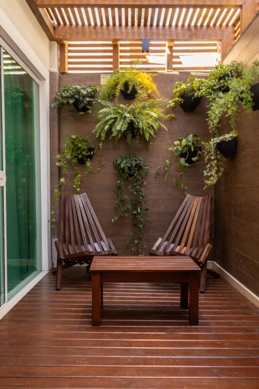 Balcony/Terrace in Pousada Cristalmar