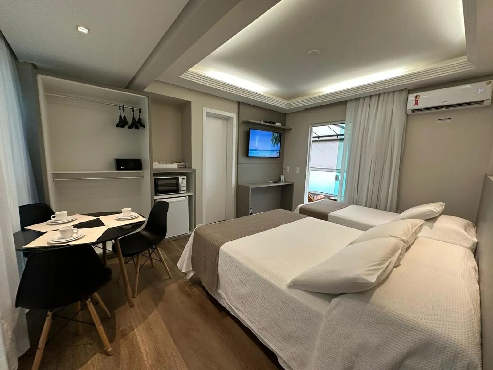 Bed in Pousada Cristalmar