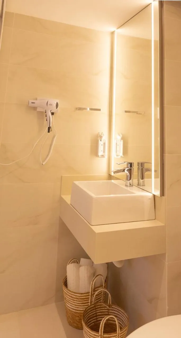 Bathroom in Pousada Cristalmar