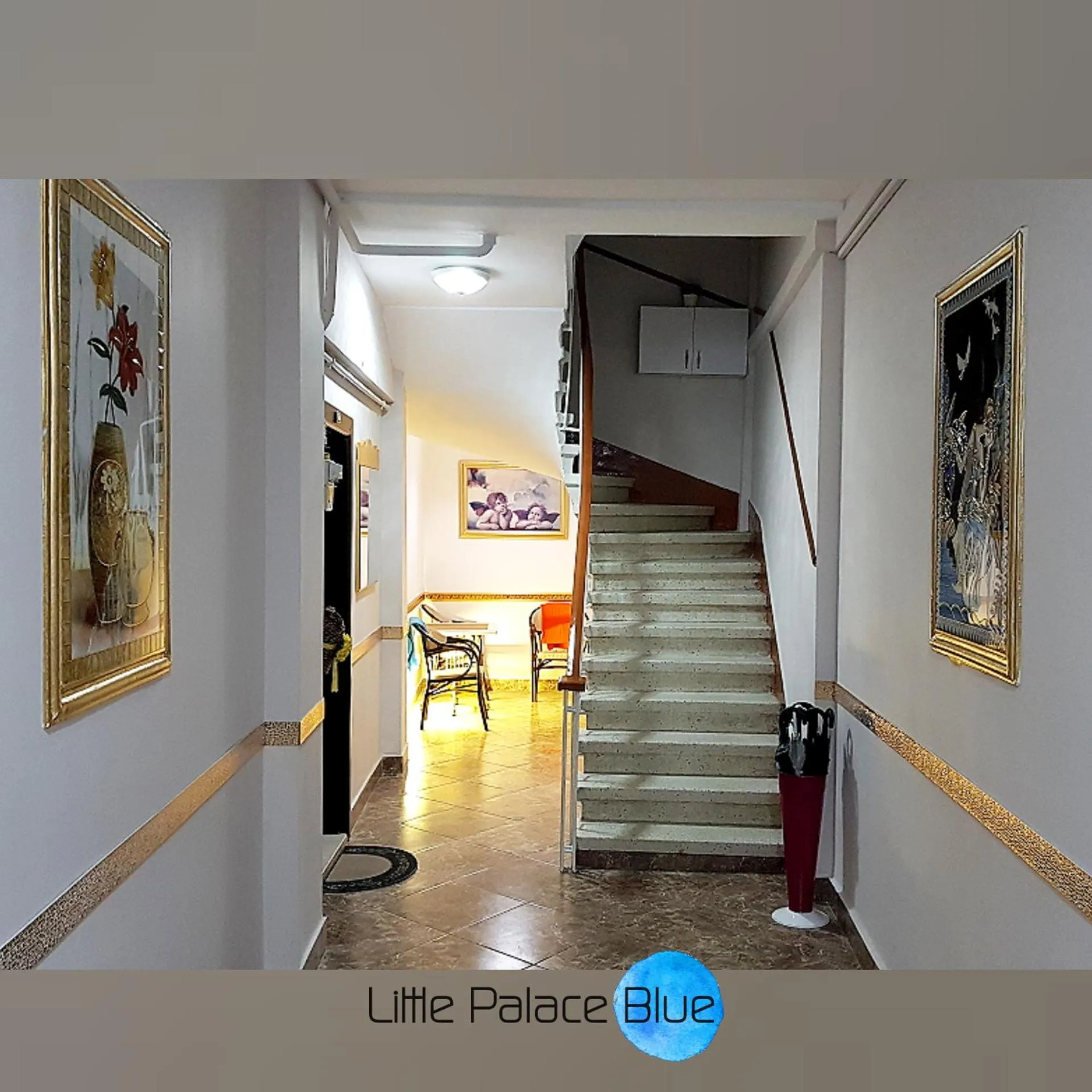 Facade/entrance in Little Palace Blue Apartment