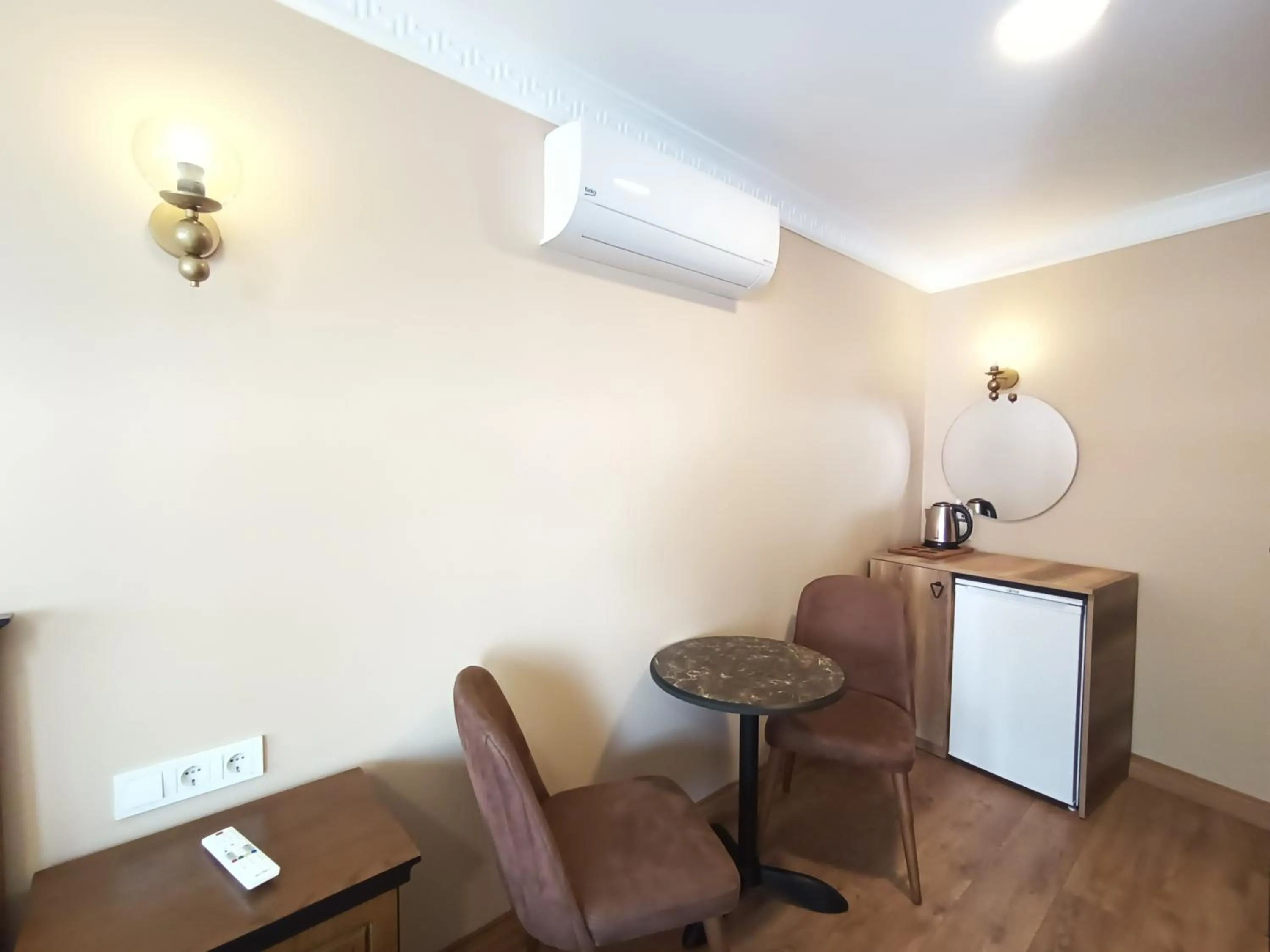 Seating area in Little Palace Blue Apartment