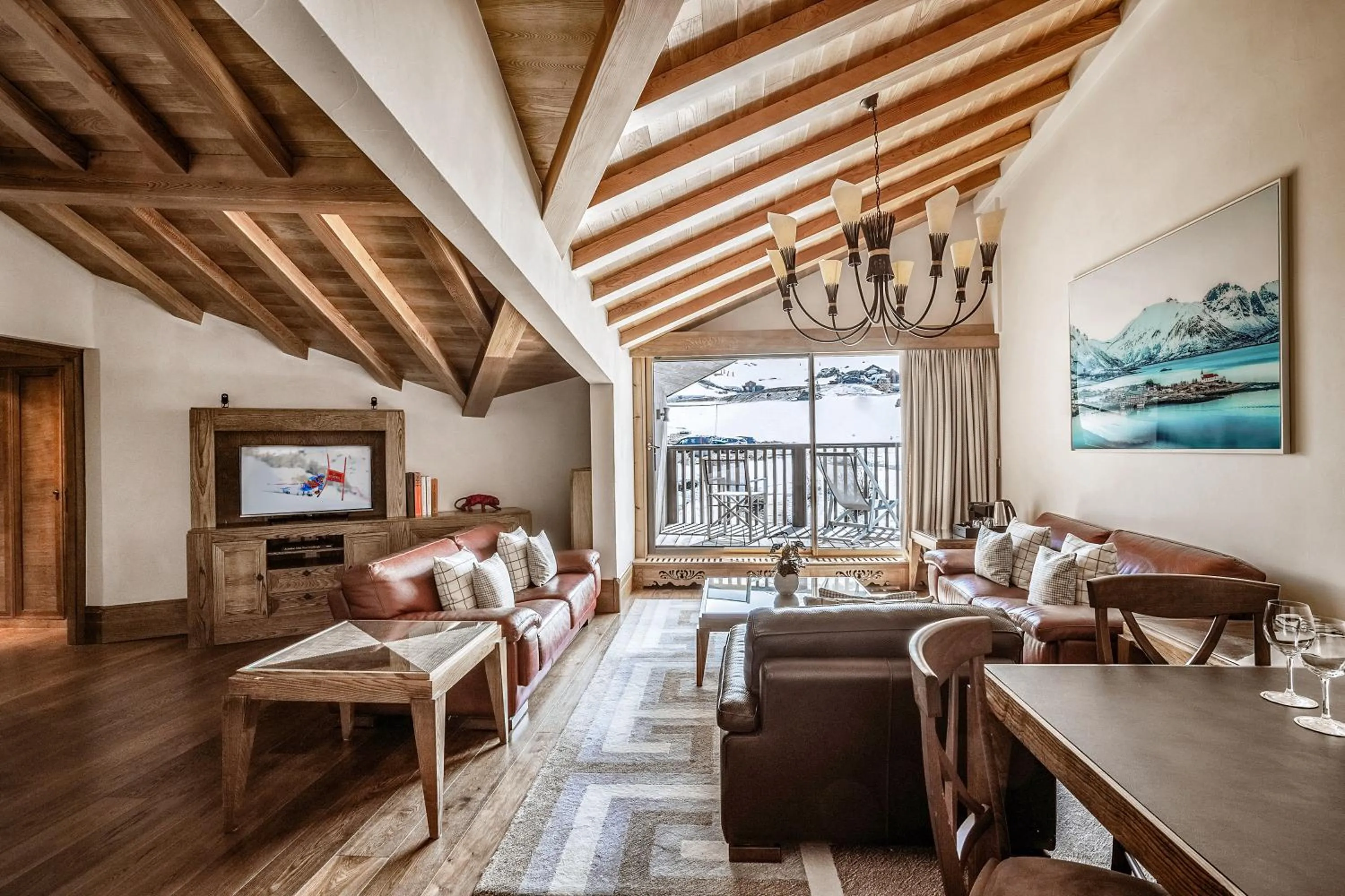 Living room in Hotel Annapurna