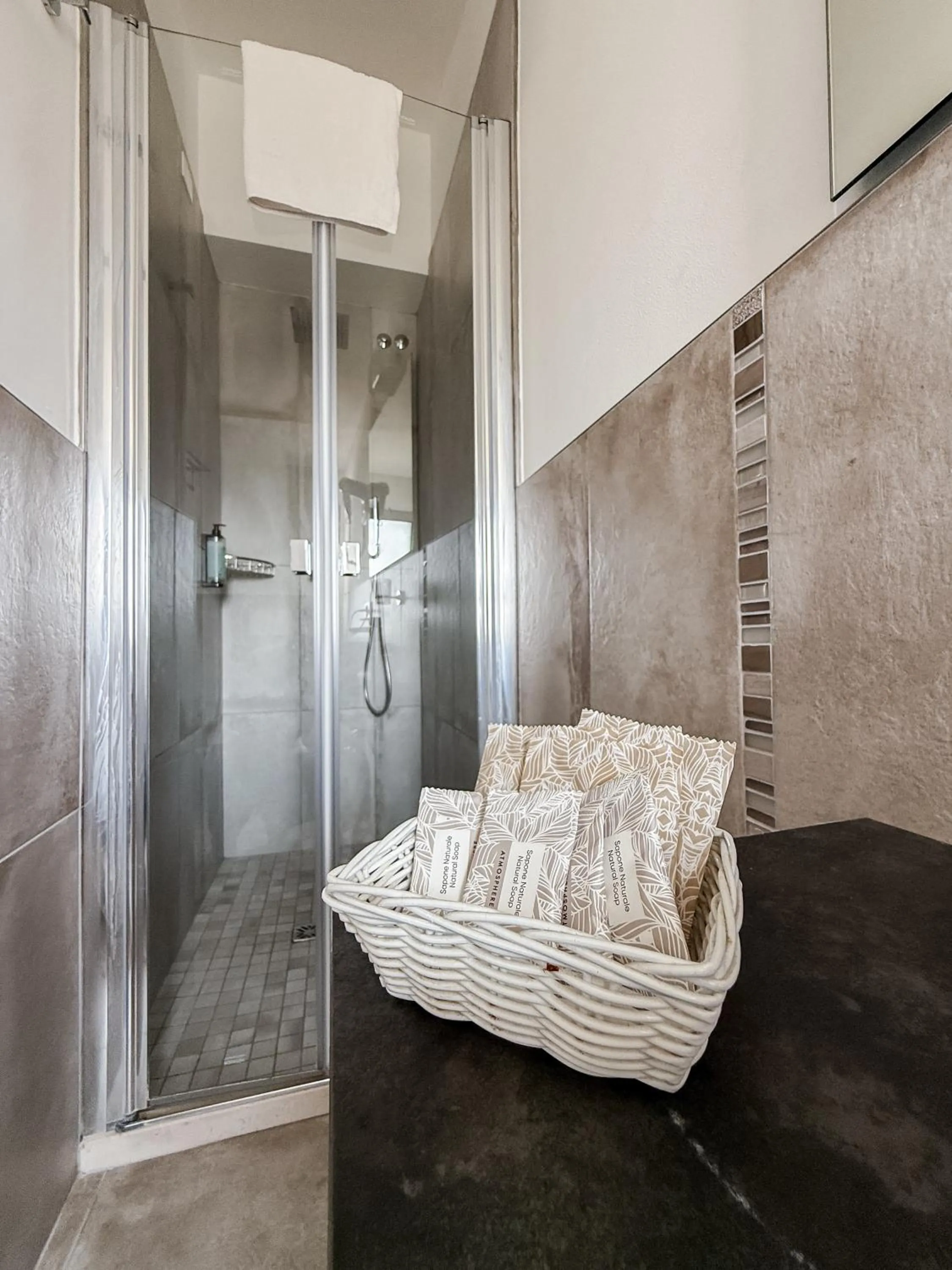 Shower in Hotel Bella Igea