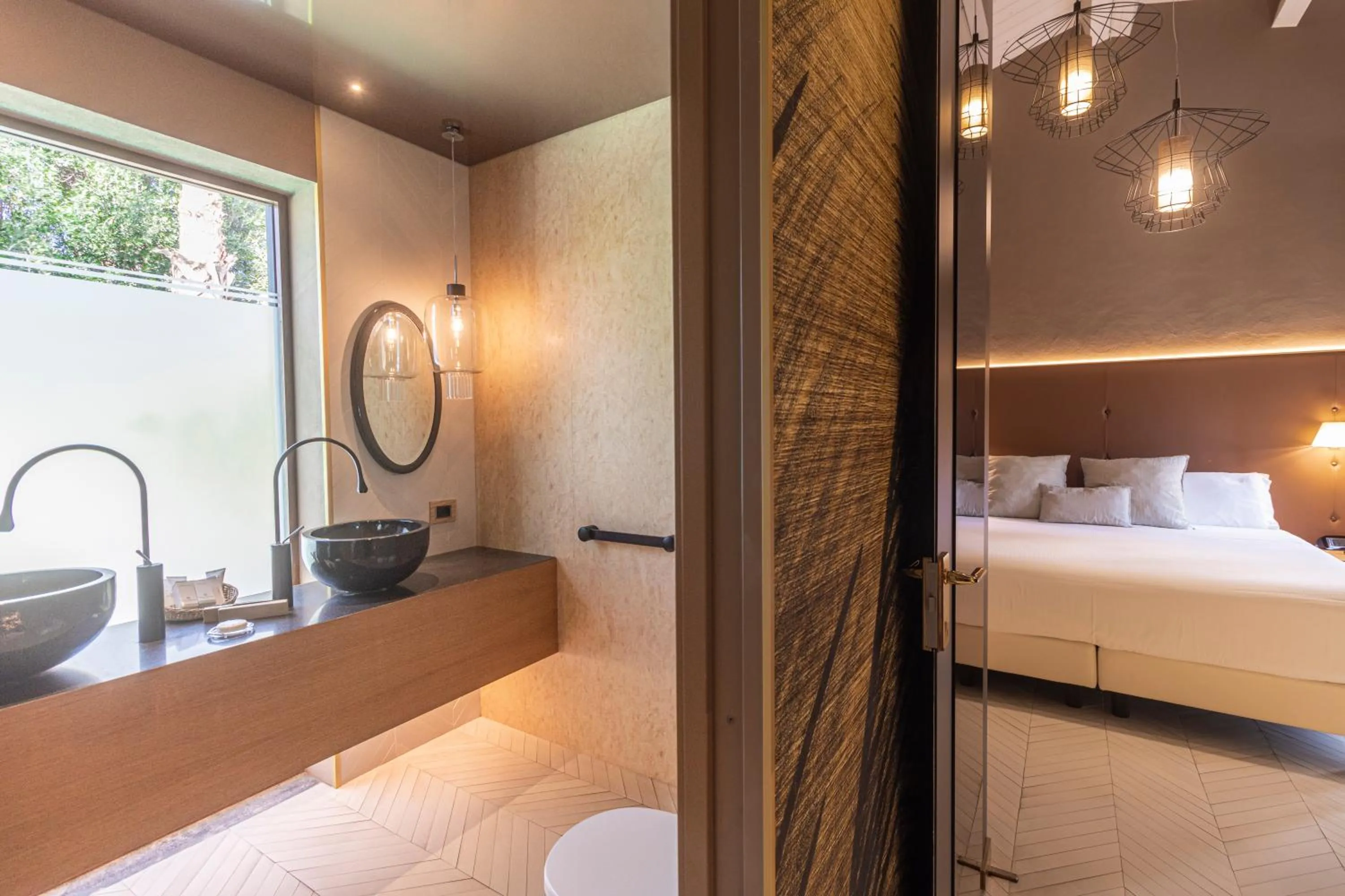 Bathroom, Bed in Minareto