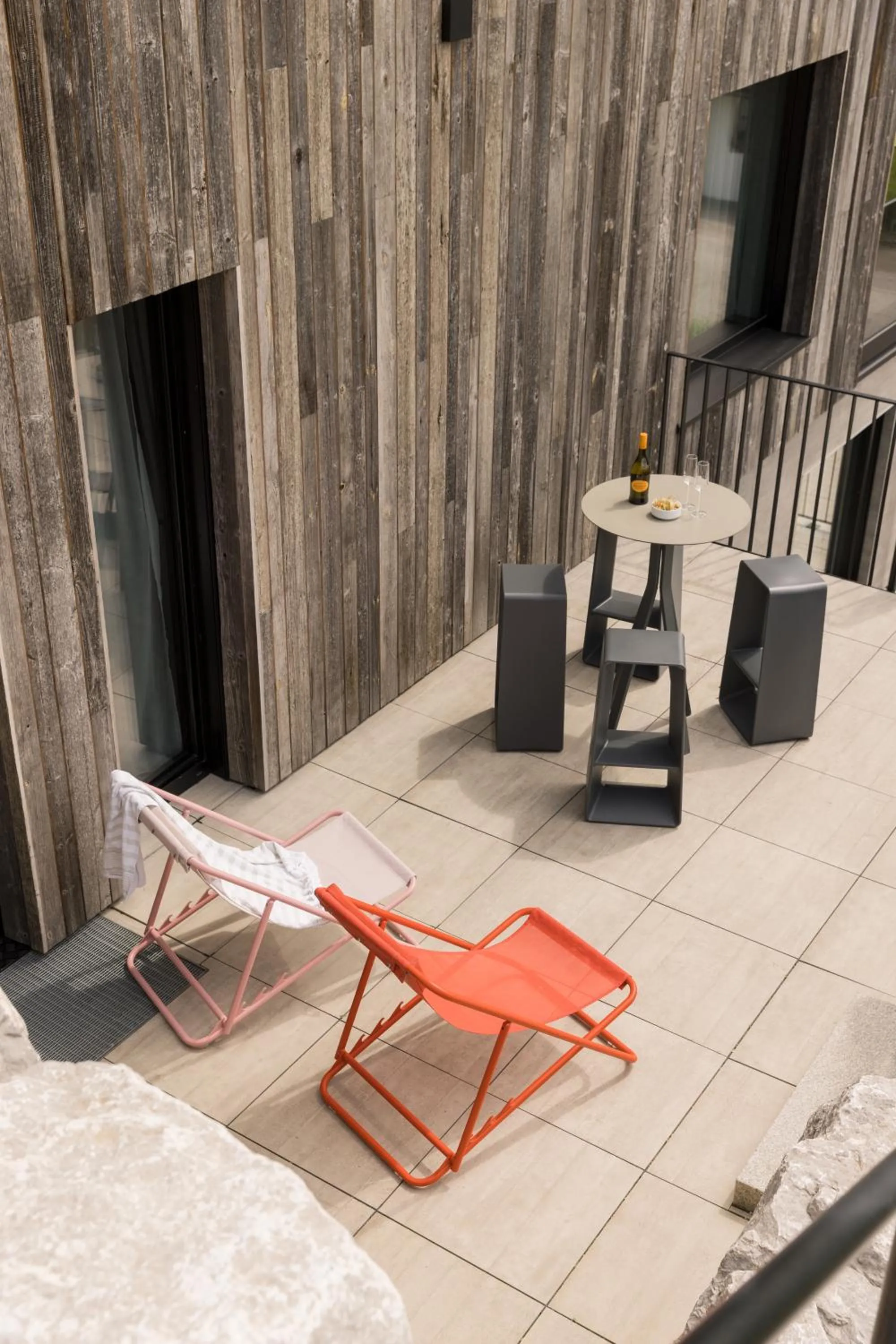 Balcony/Terrace in GOING TRIPLE A apartments WEST