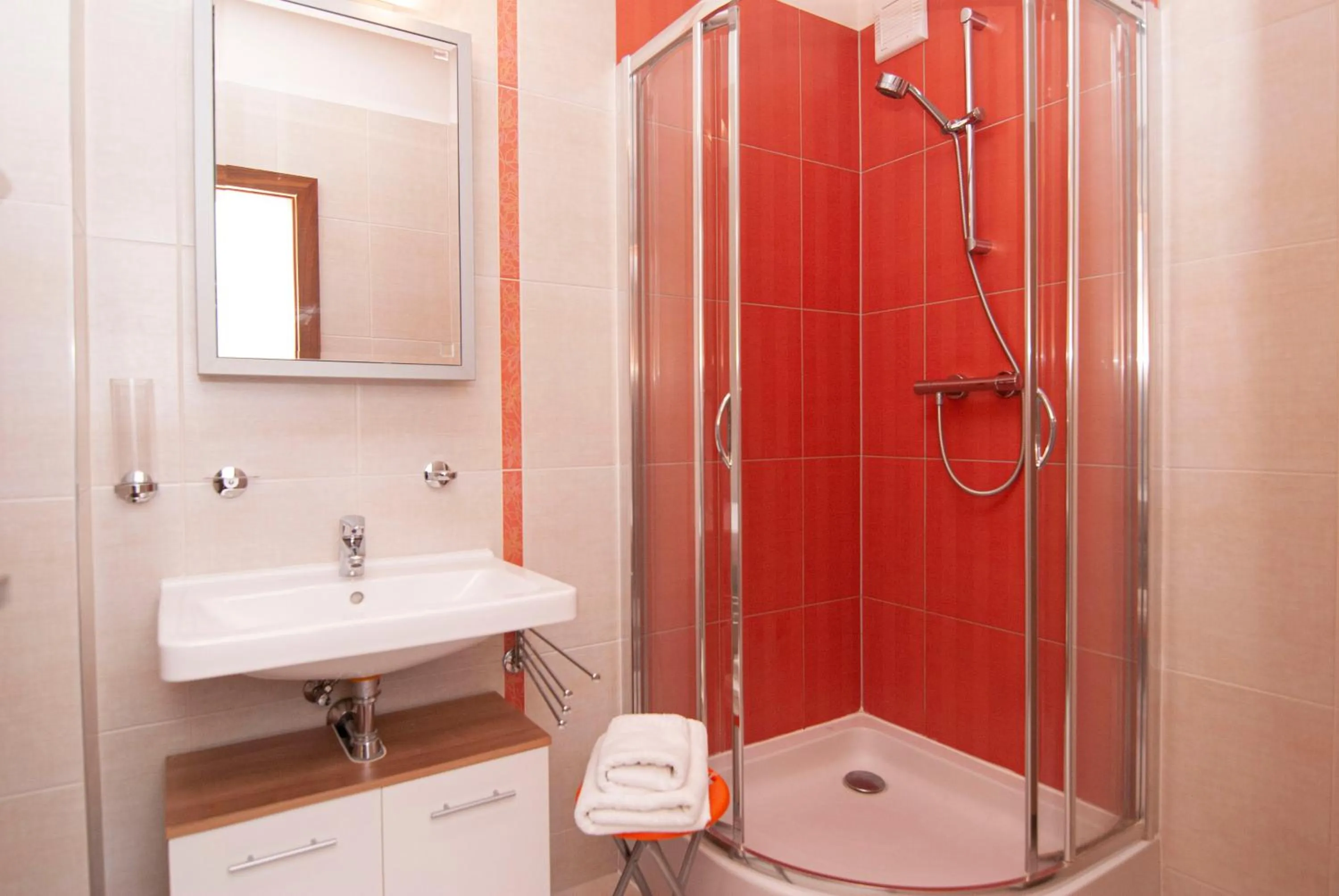 Shower in Apartmany Sileas