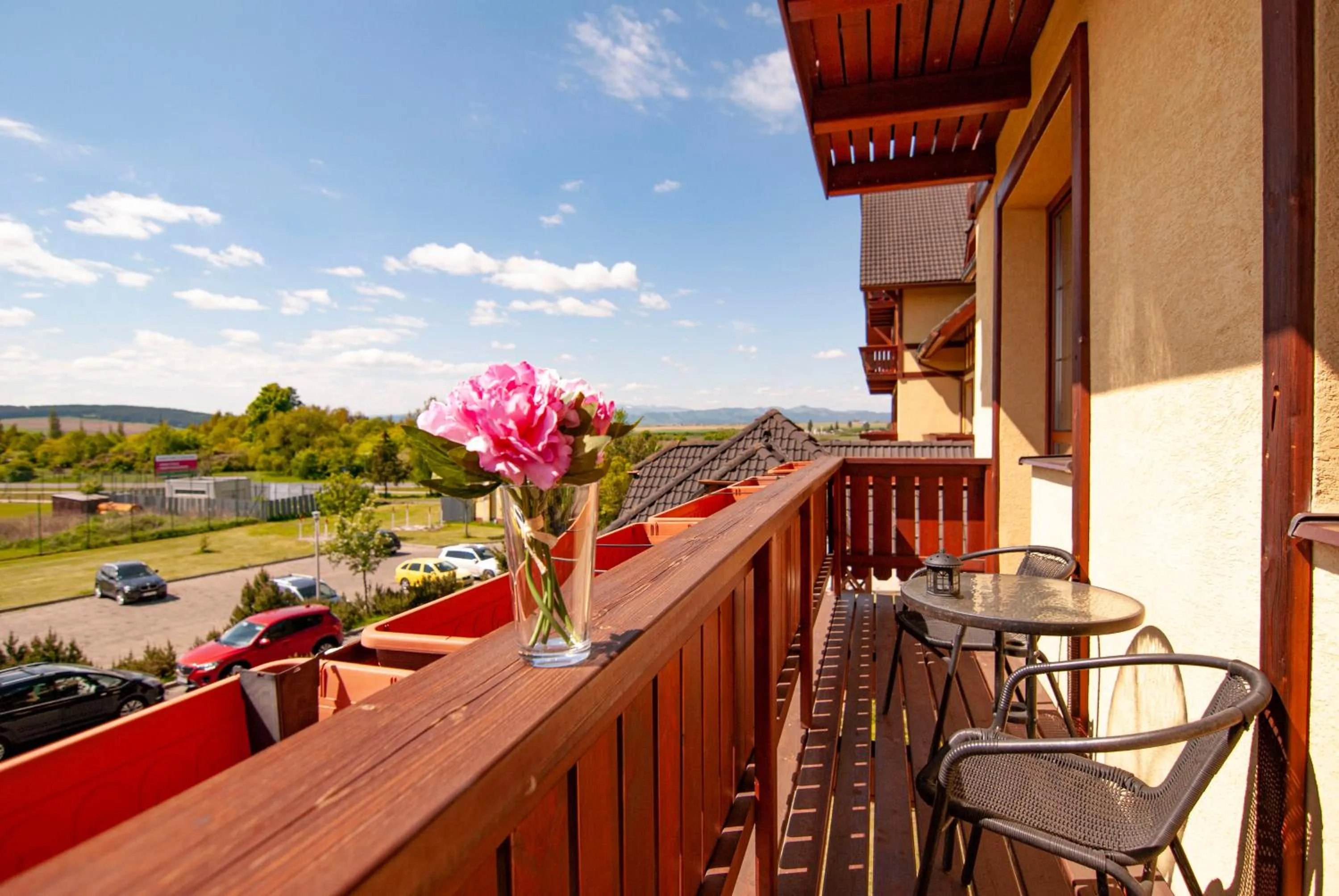 Balcony/Terrace in Apartmany Sileas