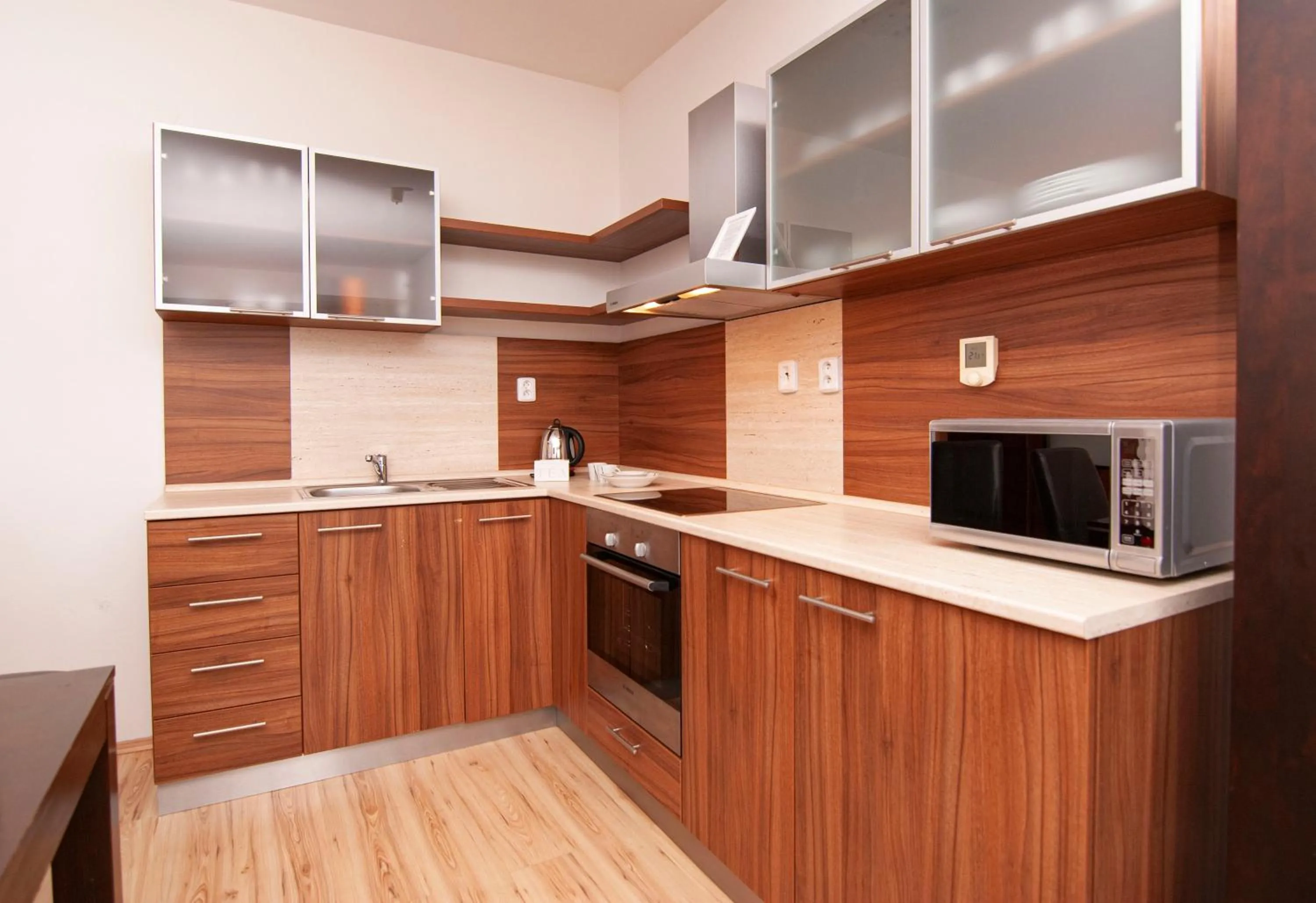 Coffee/tea facilities in Apartmany Sileas