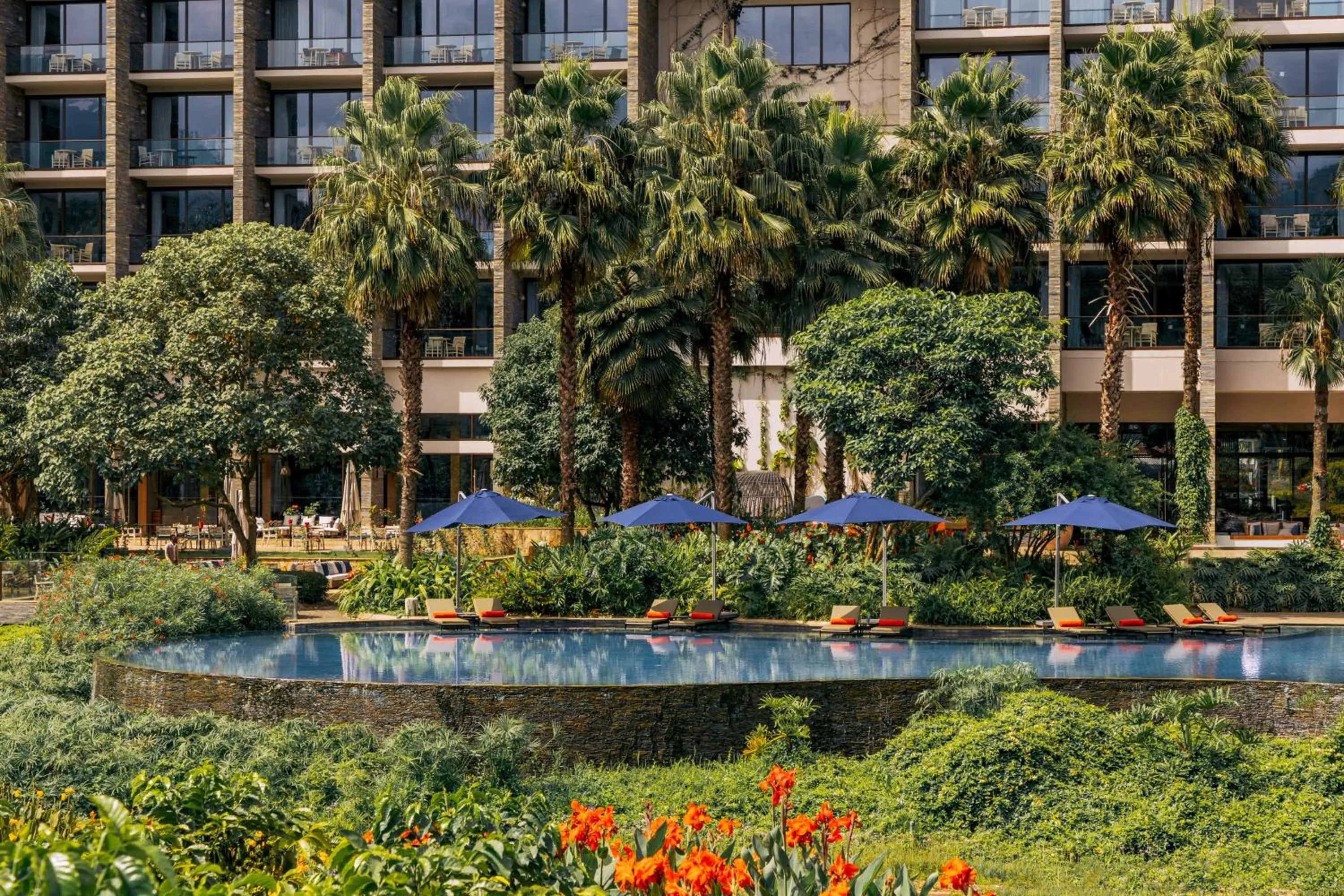 Swimming pool in Gran Melia Arusha