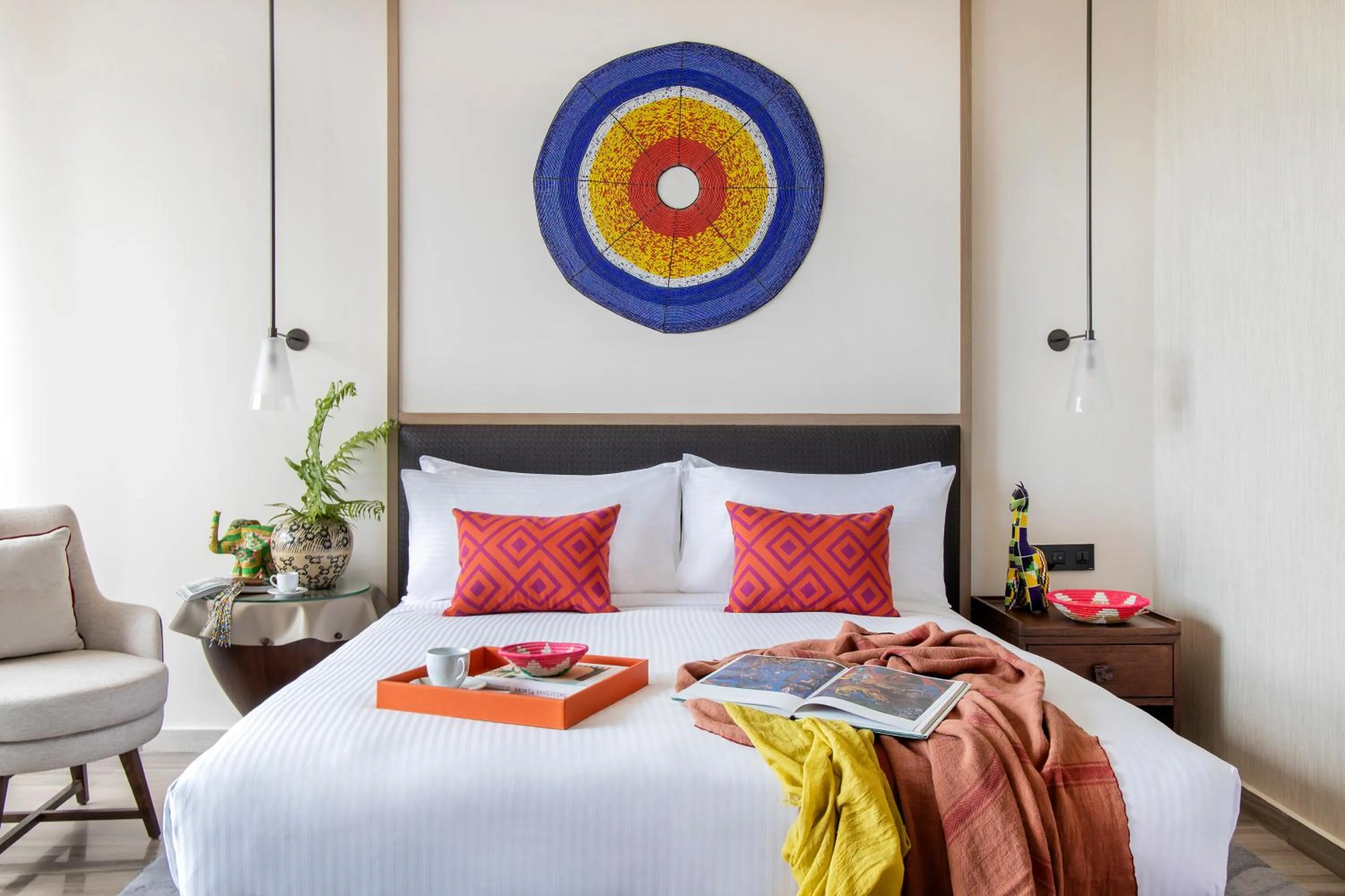 Decorative detail, Bed in Gran Melia Arusha