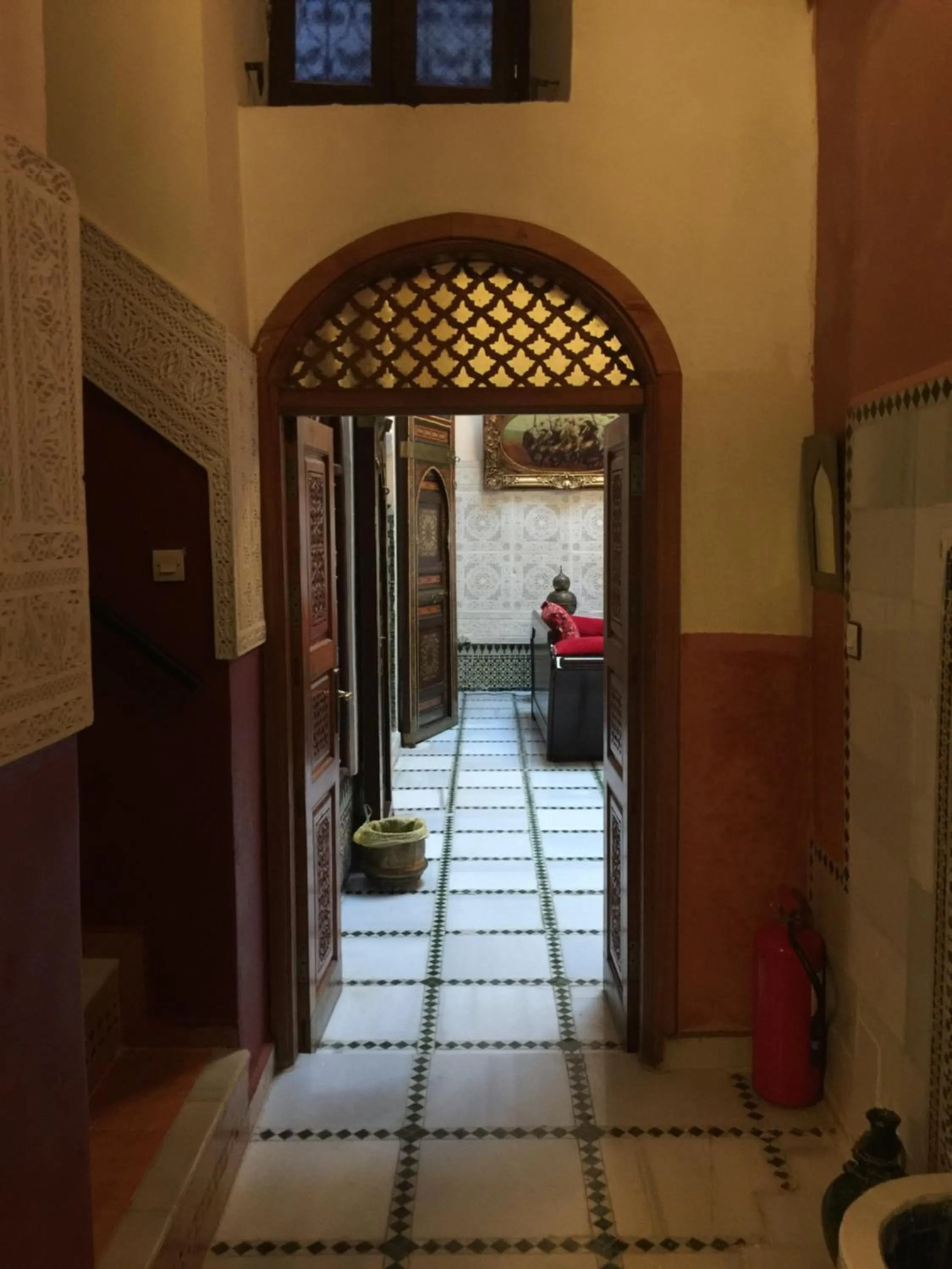 Facade/entrance in Riad AlKATIB Meknès