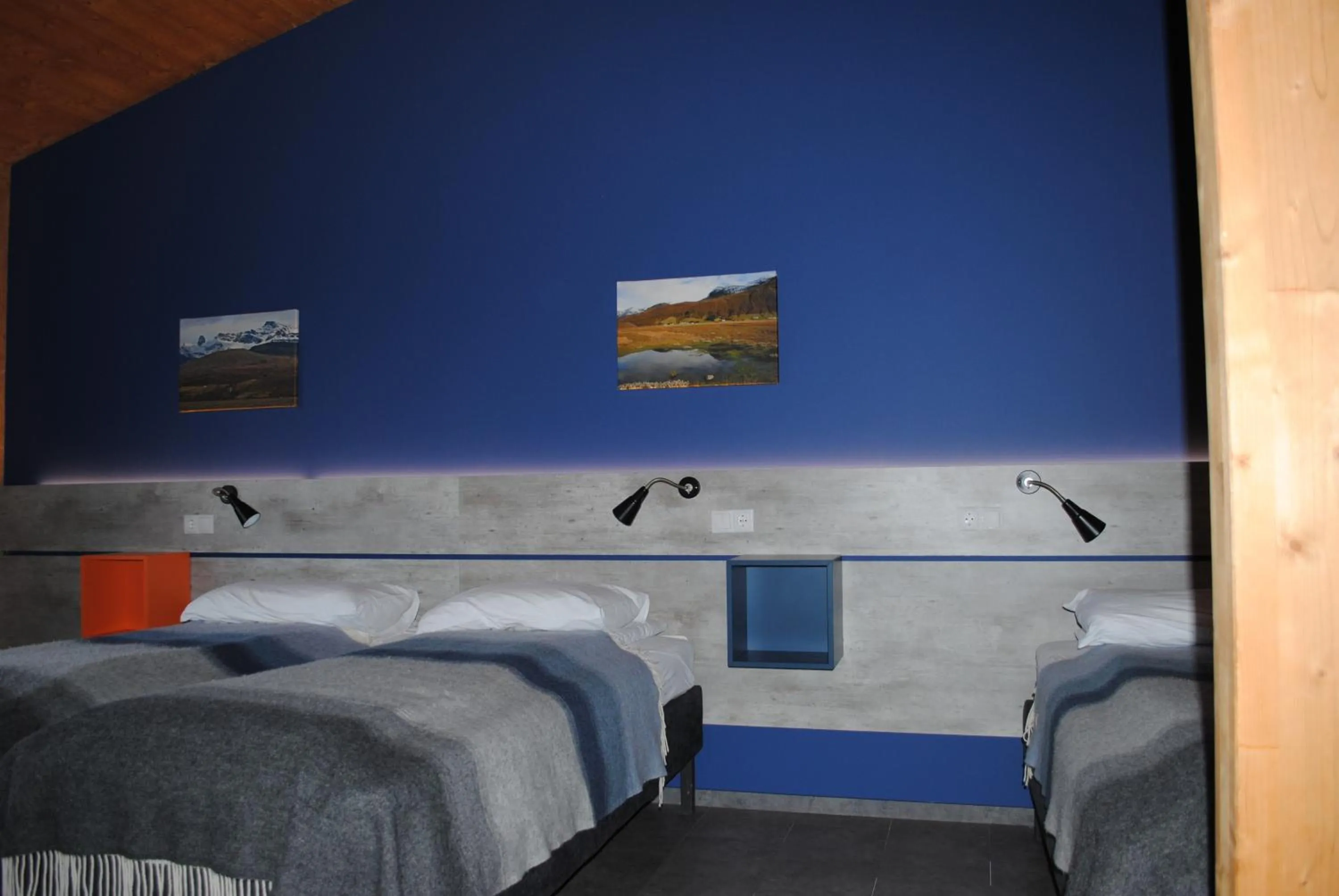 Bed in Brunnholl Country Guesthouse